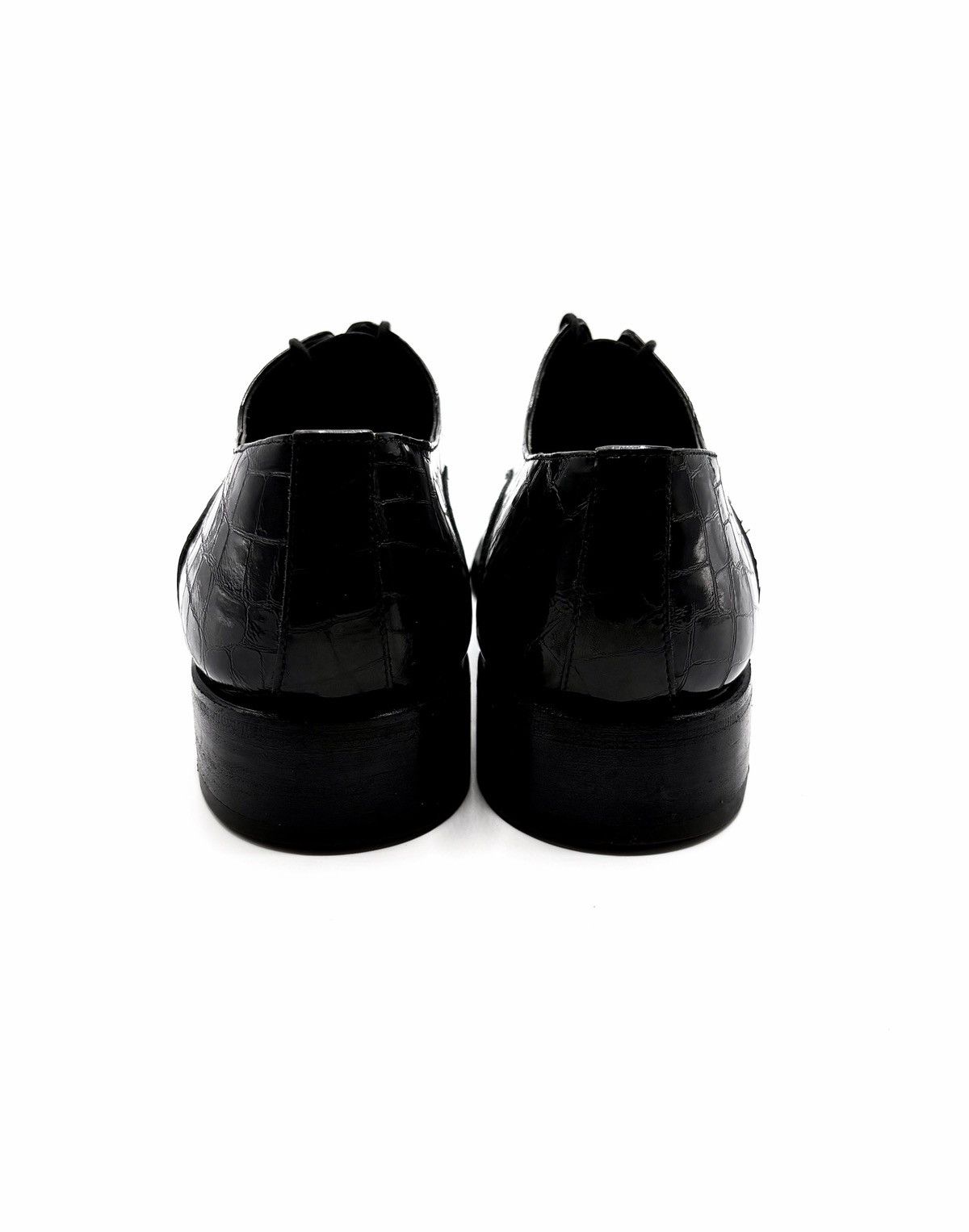 Genuine Leather Principe Di Bologna Italy Croc-Embossed Leather Dress Shoes Size US 9.5 / EU 42-43 - 5 Thumbnail