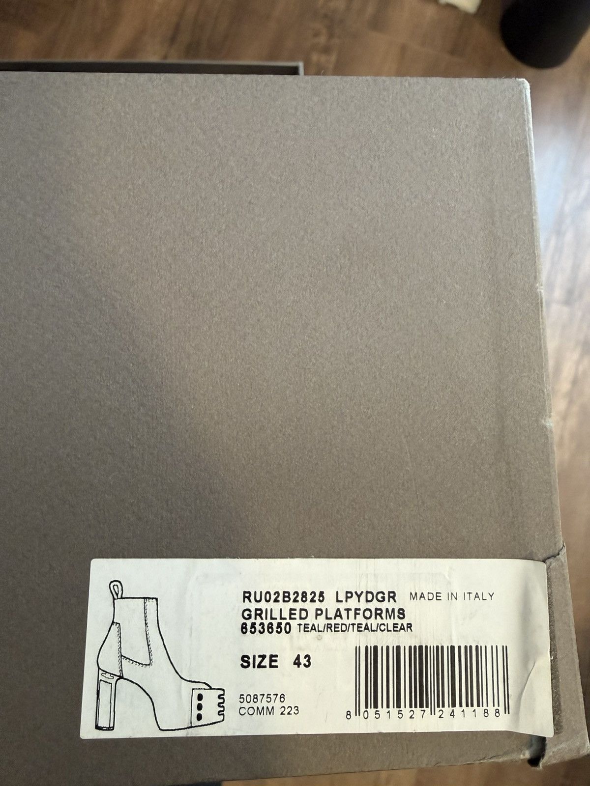 Rick Owens Kiss Platforms from FW22 Strobe Size US 10 / EU 43 - 7 Thumbnail