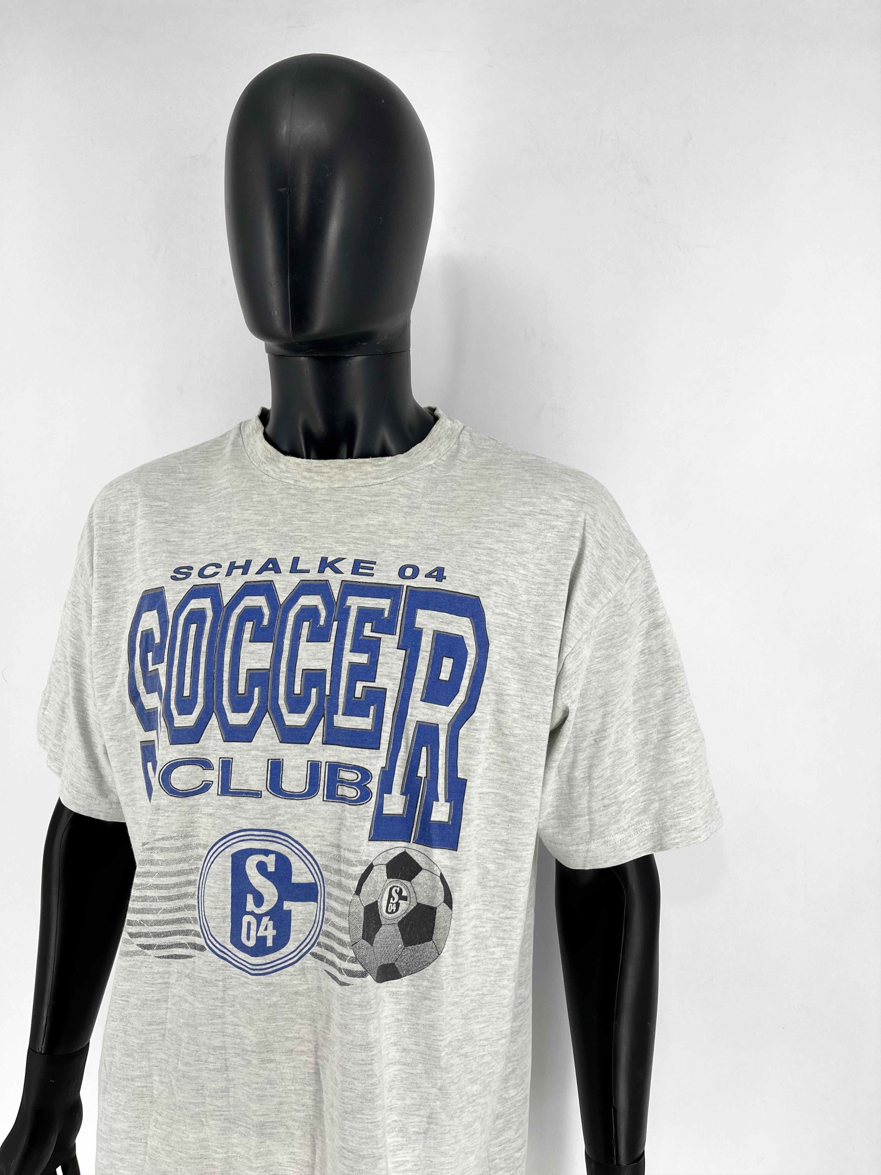 Vintage Mens Vintage Y2K T Shirt Schalke 04 Size XL Soccer Size US XL / EU 56 / 4 - 4 Thumbnail