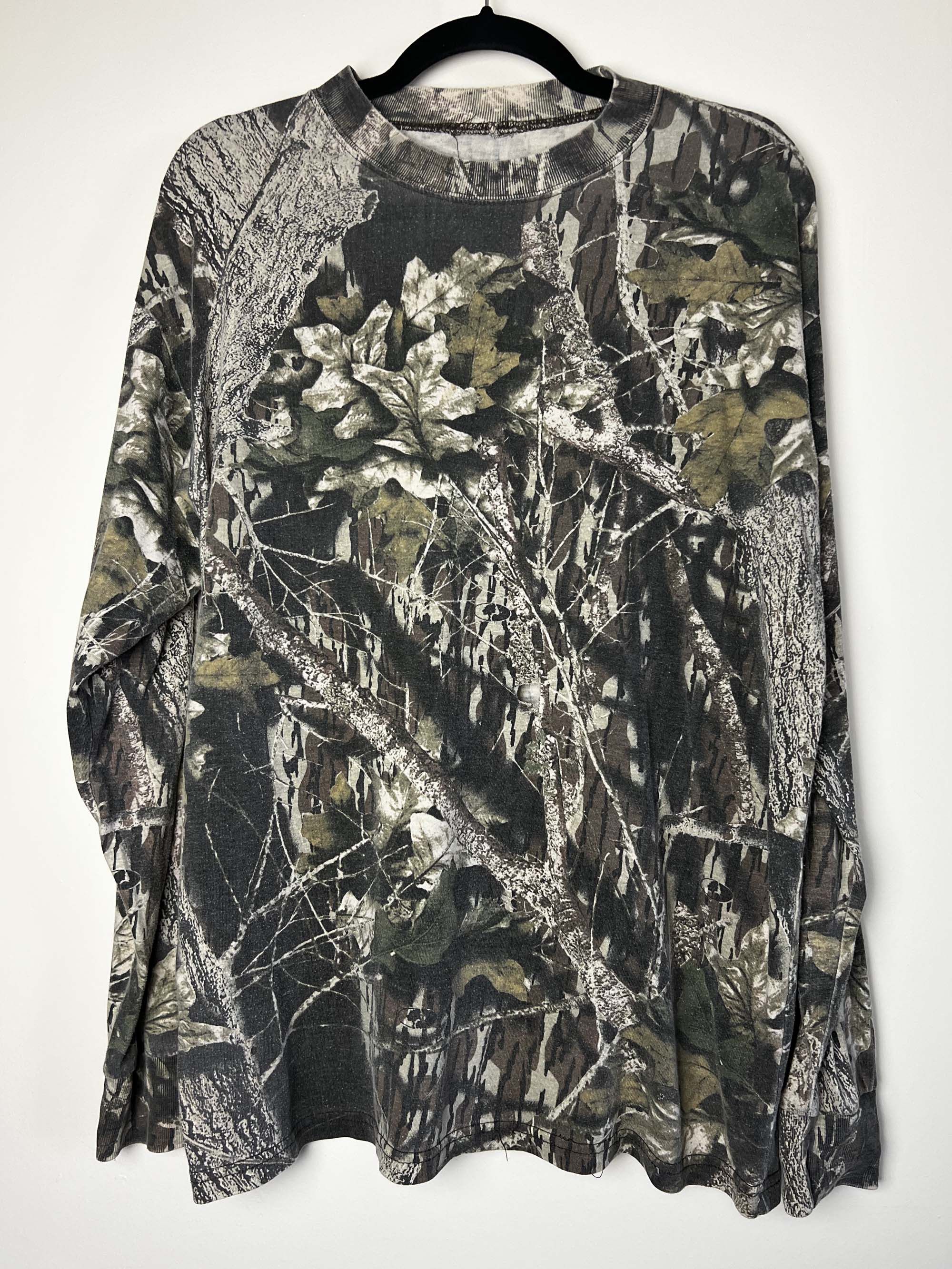 Vintage Vintage 1990's Camouflage Print Long Sleeve Undershirt Size US L / EU 52-54 / 3 - 2 Thumbnail