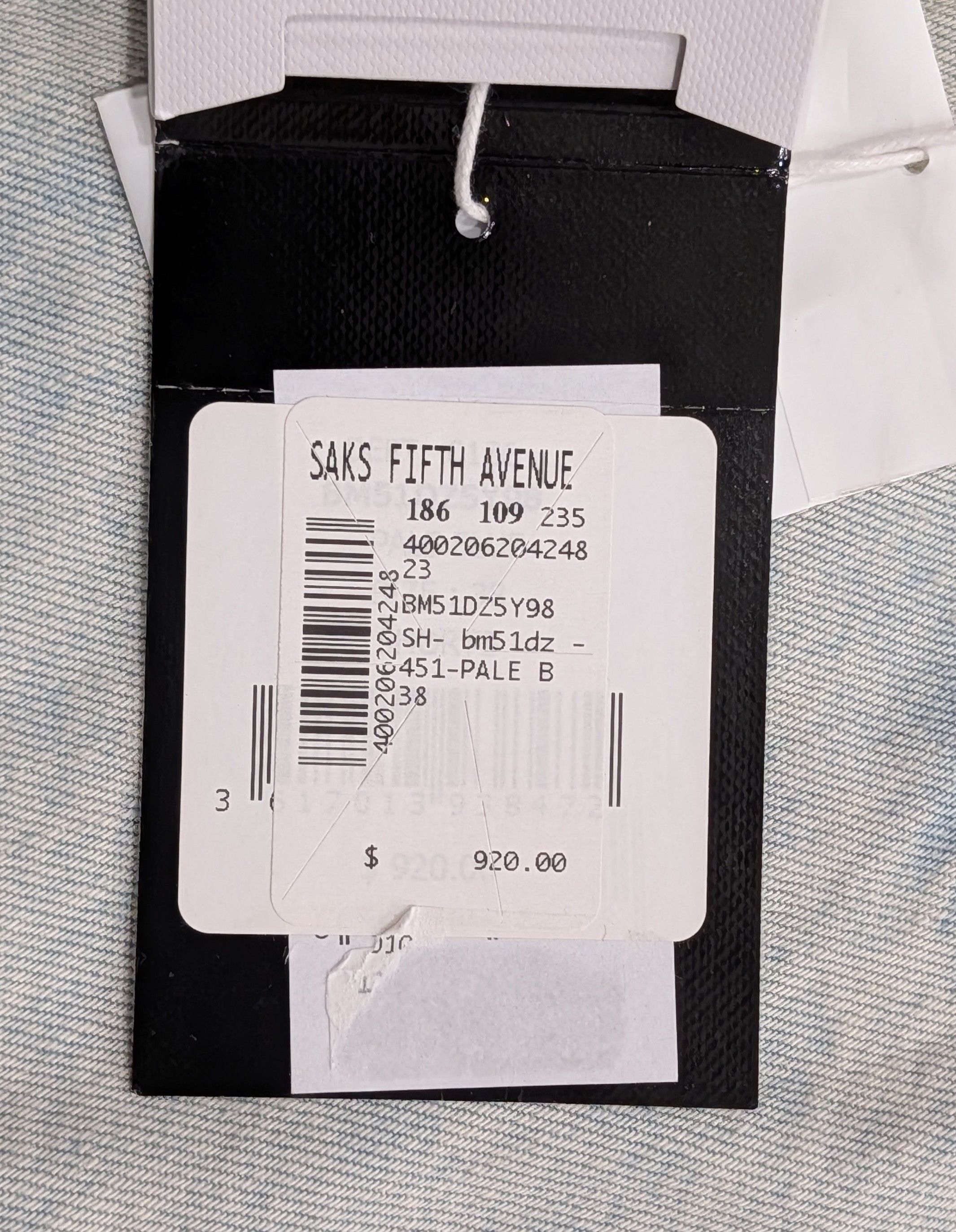 Givenchy GIVENCHY Bleach-Wash Cotton Denim Shorts Pale Blue 38 Size US 38 / EU 54 - 10 Thumbnail