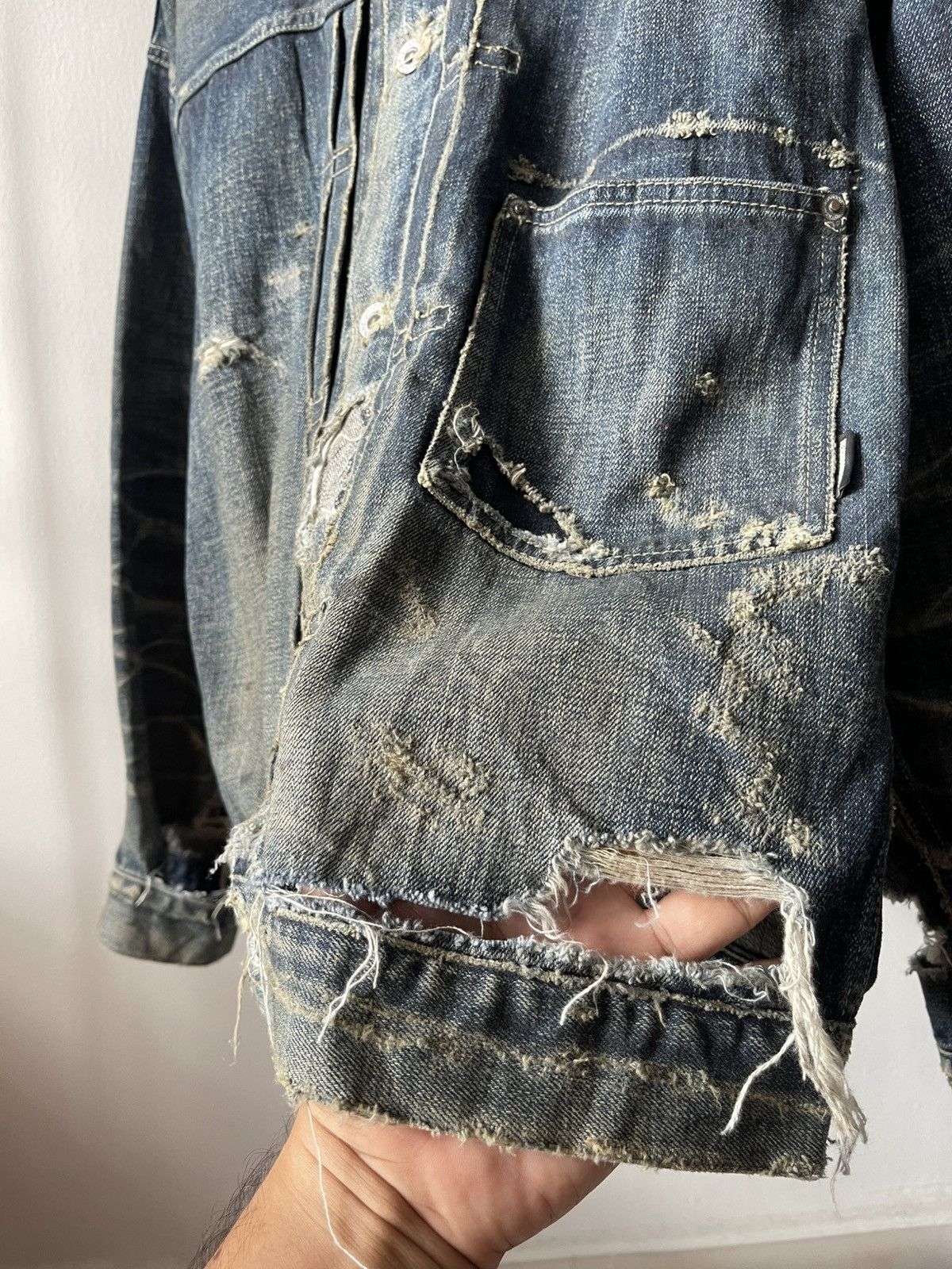 Neighborhood Sample Neighborhood Savage Type-1 Denim Jacket C1 Size US XL / EU 56 / 4 - 8 Thumbnail