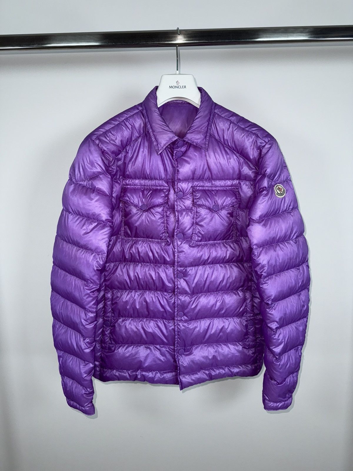 Moncler Moncler Men’s Jacket Gregoire Size 6 (XL) Lilac Size US XL / EU 56 / 4 - 1 Thumbnail