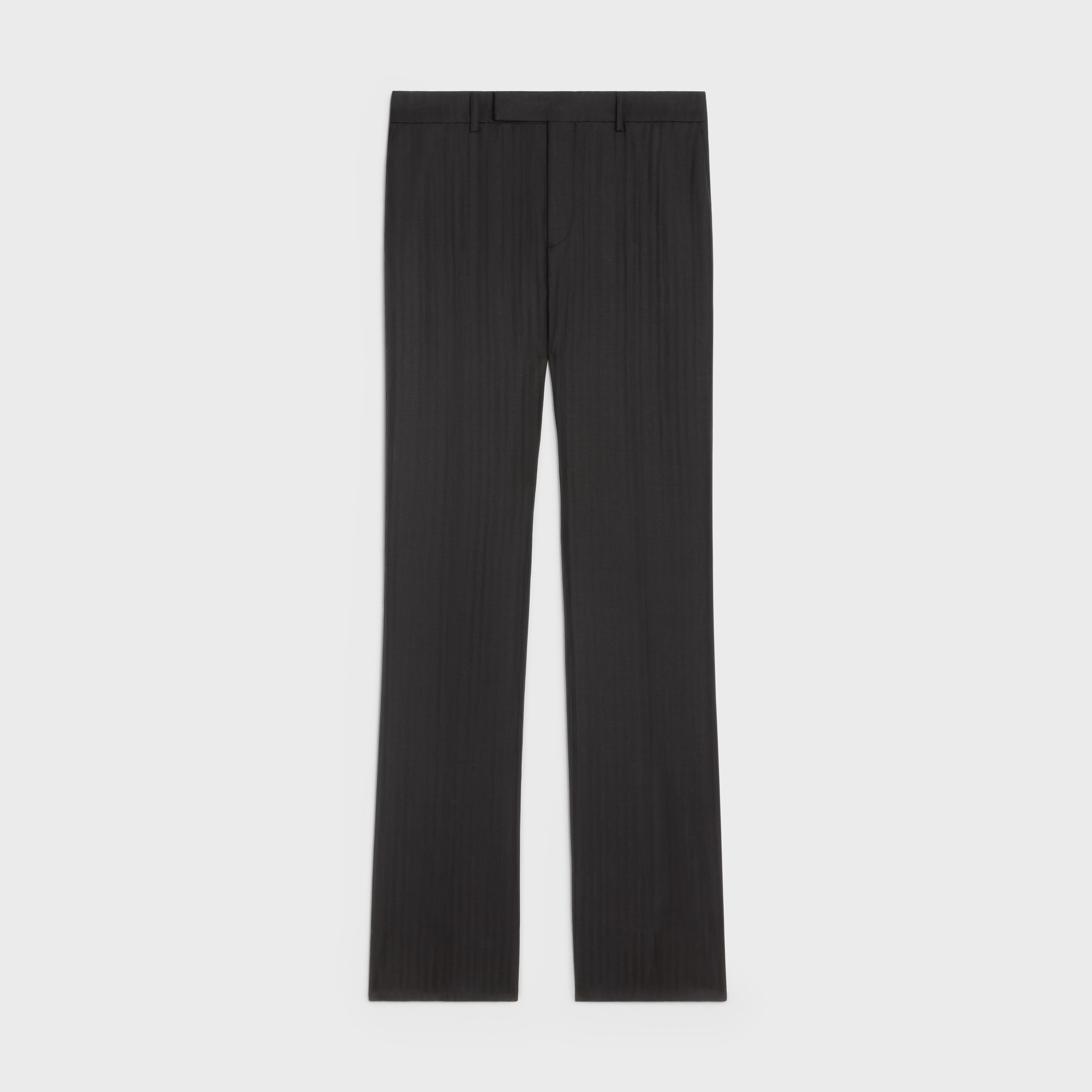 Celine o1bcso1str0925 2P401138Q Flared Cropped Pant in Black Size US 36 / EU 52 - 1 Thumbnail
