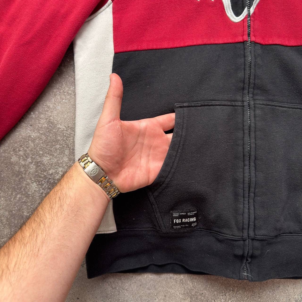 Affliction × Fox Racing Fox Racing Vintage Y2K Big Logo Zip Hoodie Size US M / EU 48-50 / 2 - 7 Thumbnail