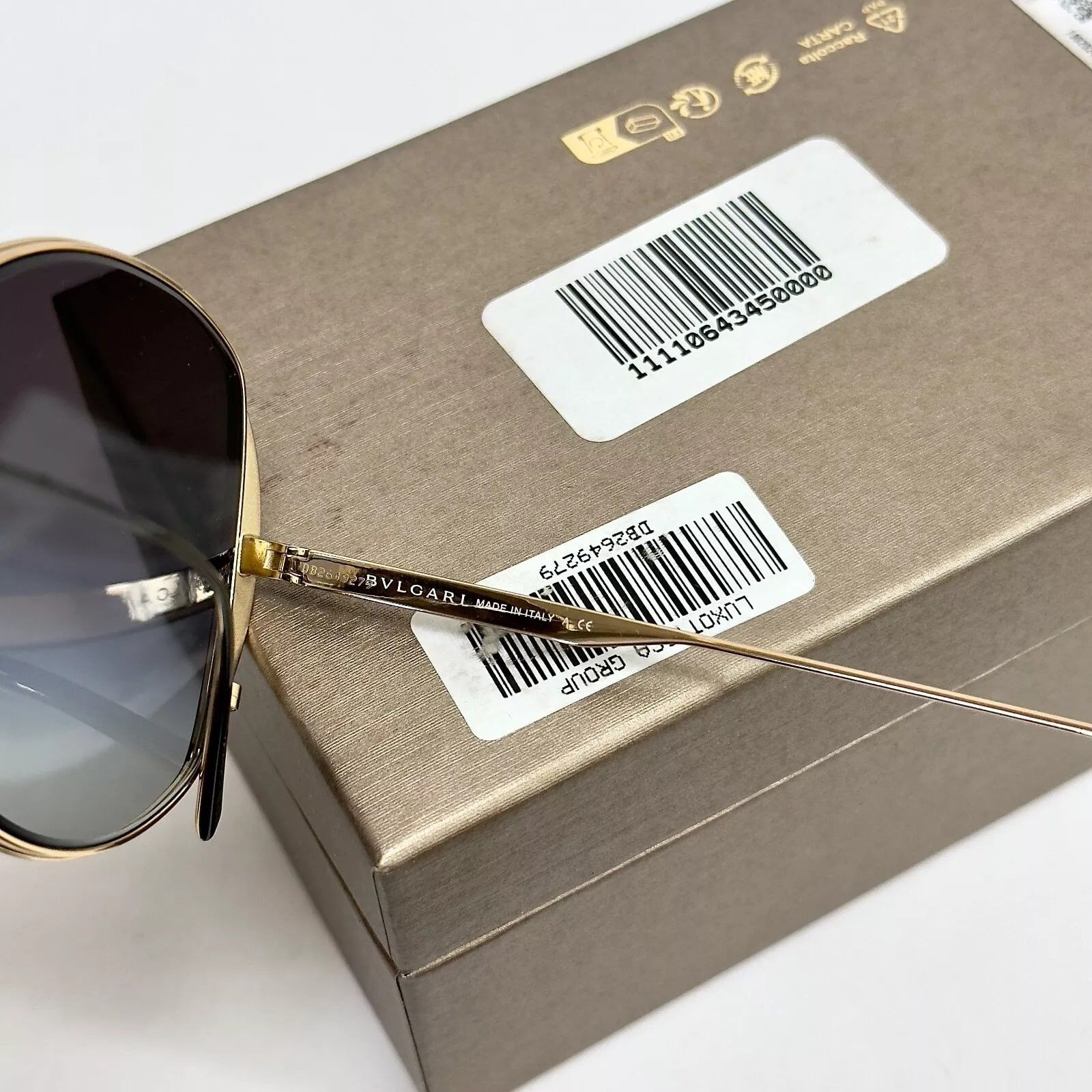Bvlgari BVLGARI BV6169 Black Round Metal Fashion Sunglasses 6169 Size ONE SIZE - 5 Thumbnail