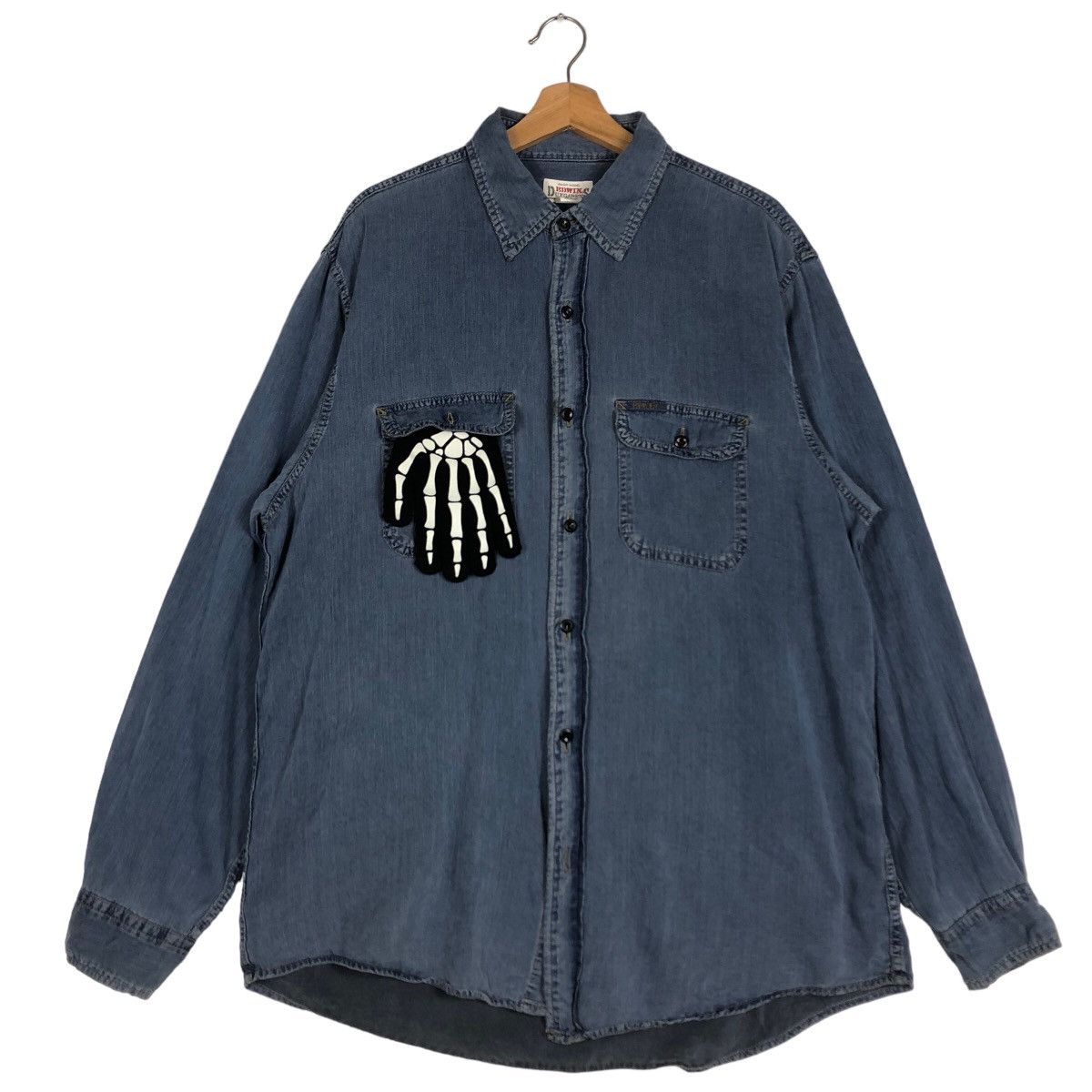 Japanese Brand 🔥90’s Vintage Chambrey Denim Jacket Edwin USA Size US XL / EU 56 / 4 - 2 Thumbnail