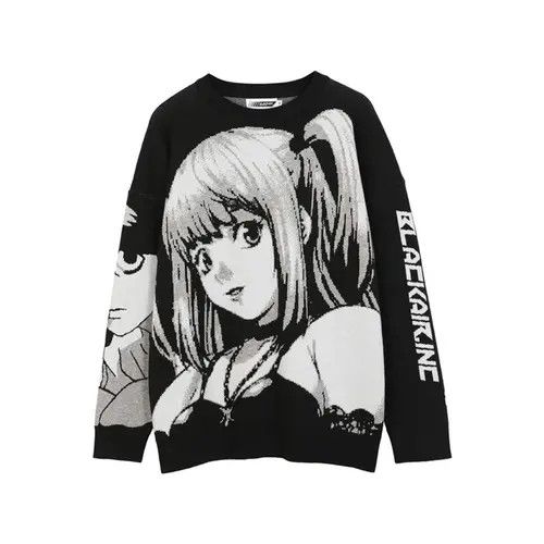 Japanese Brand × Vintage Hip-hop Anime knitted pullover Japanese style sweater Size US L / EU 52-54 / 3 - 1 Thumbnail