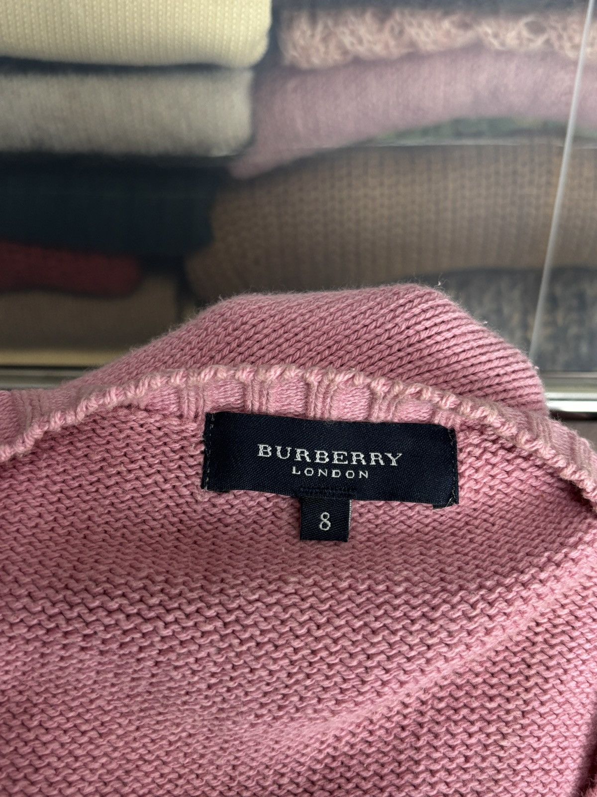 Burberry Burberry London Vintage Loose Knit Sweater Size S / US 4 / IT 40 - 8 Thumbnail