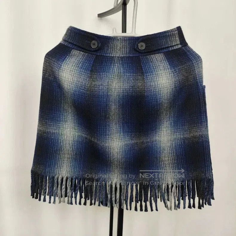 Dior Dior Wool Plaid Mini Skirt. Size US 34 / EU 50 - 2 Thumbnail