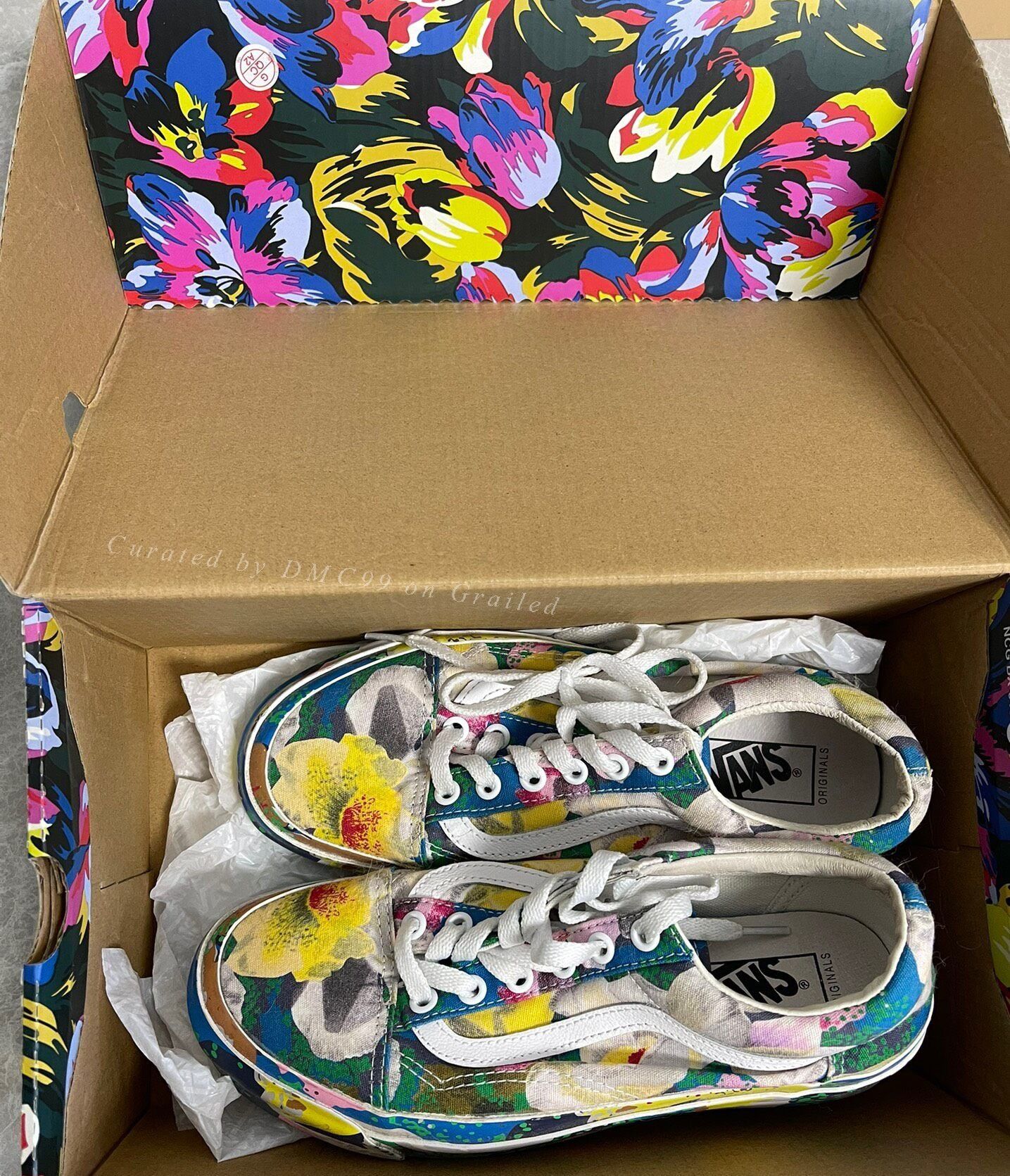 Kenzo KENZO x Vans Old Skool Floral Sneakers Size US 6 / IT 36 - 1 Thumbnail