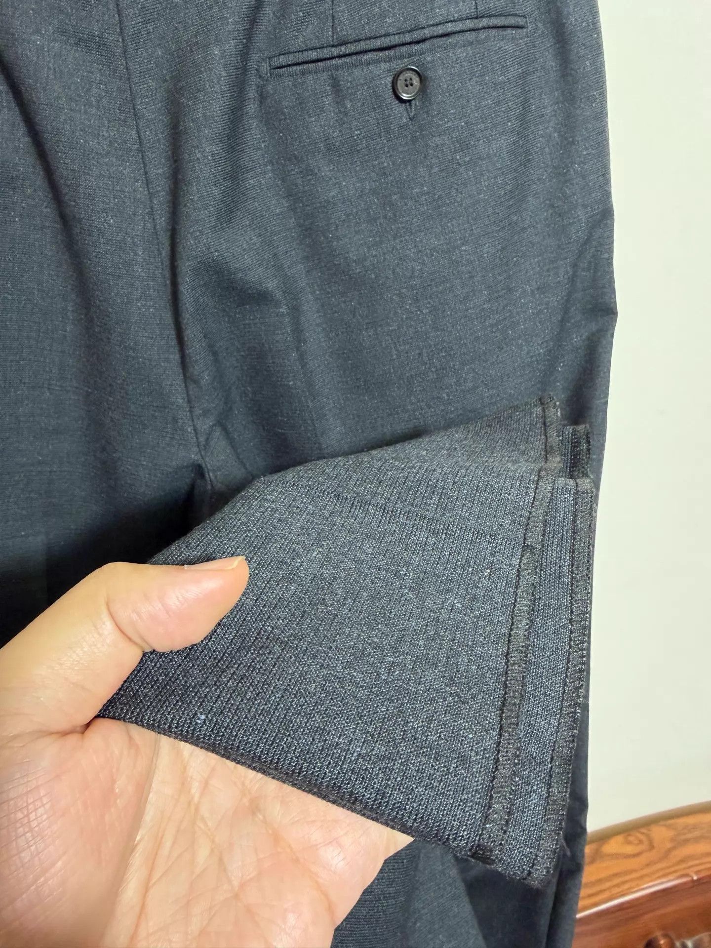 Burberry Burberry New 96% Wool 4% Silk Straight Trousers 54 Italy Size US 38 / EU 54 - 6 Thumbnail
