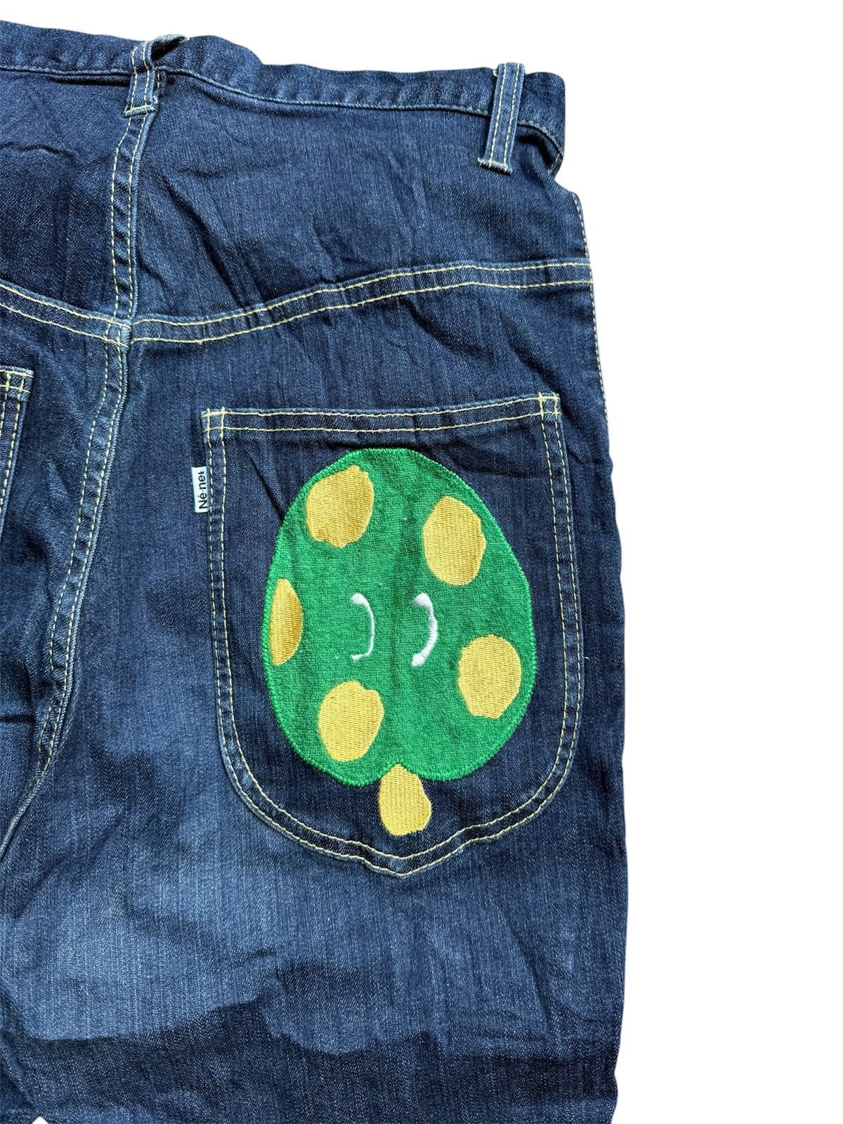Issey Miyake Issey Miyake Label Ne-Net Embroidered Mushroom Jeans Size US 28 / EU 44 - 1 Thumbnail