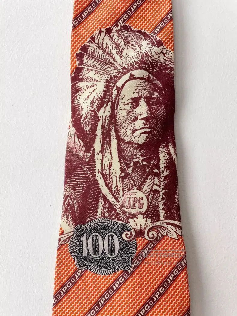 Jean Paul Gaultier Jean Paul Gaultier Native American Tie. Size ONE SIZE - 2 Thumbnail