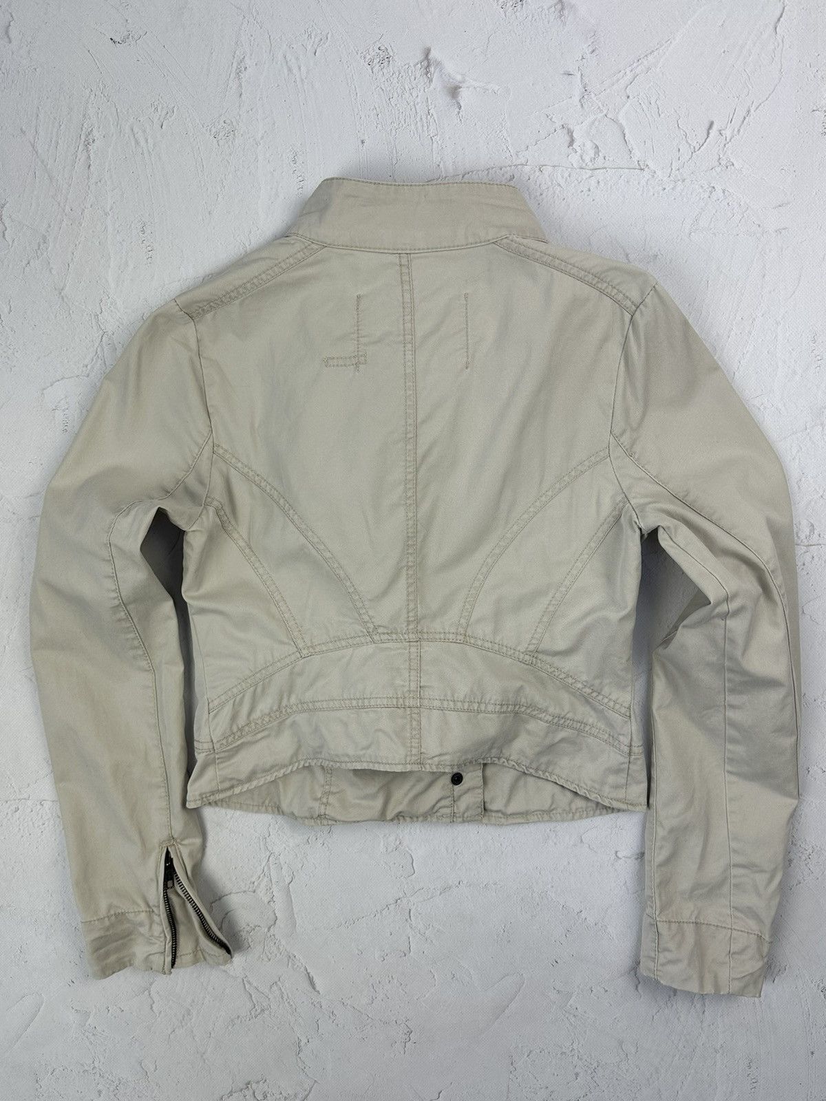 Vintage Y2K Vintage Zipper Crop Jacket Size M / US 6-8 / IT 42-44 - 5 Thumbnail