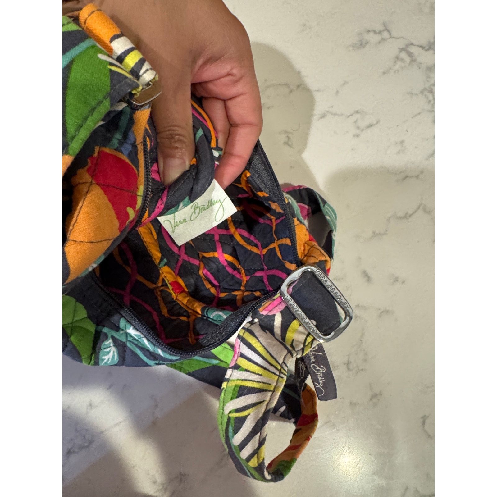 Vera Bradley Vera Bradley Clare Crossbody Bag, colorful floral design Size ONE SIZE - 12 Thumbnail