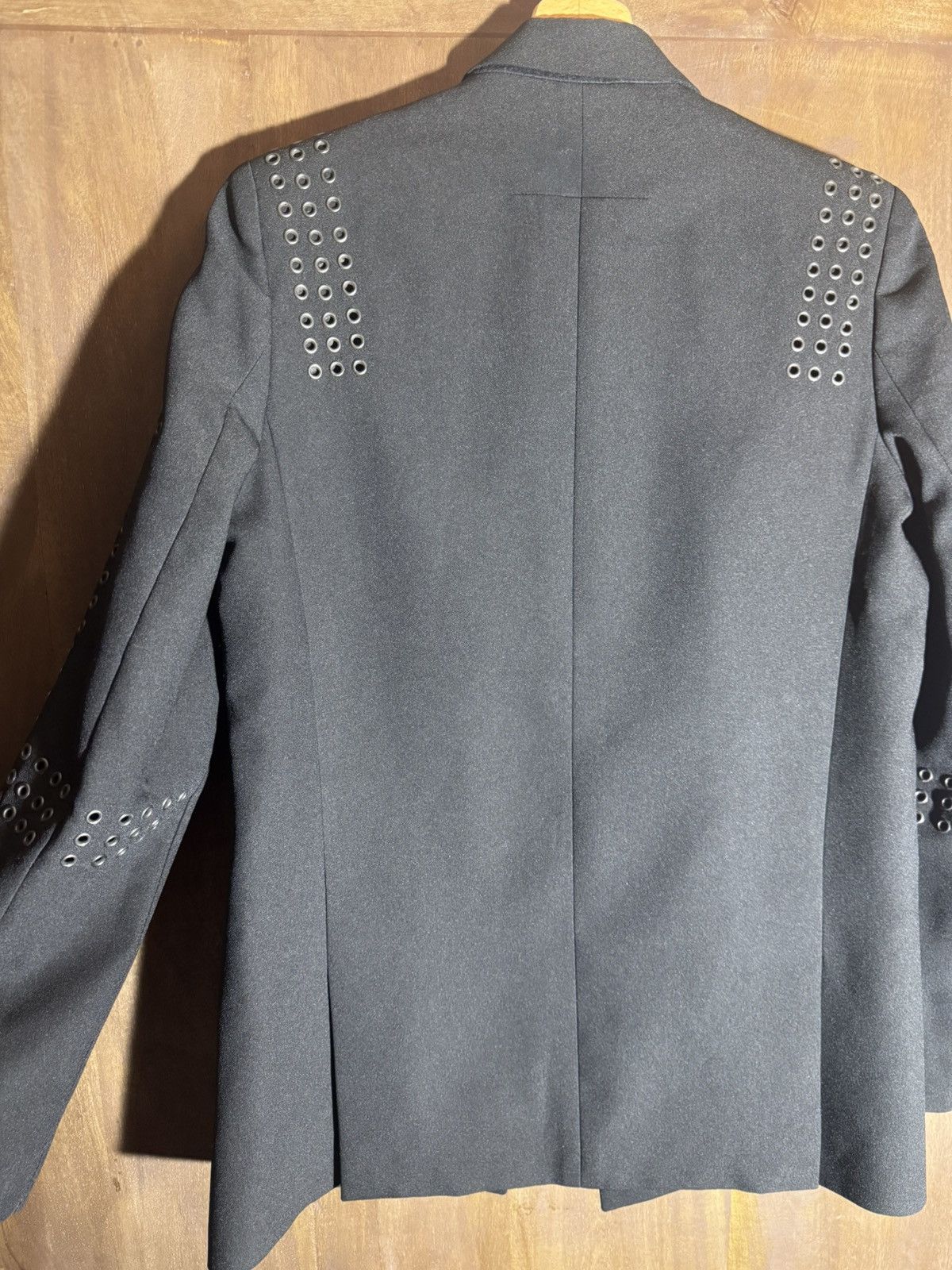 Givenchy givenchy metal black crepe blazer 40 Size M / US 6-8 / IT 42-44 - 7 Thumbnail