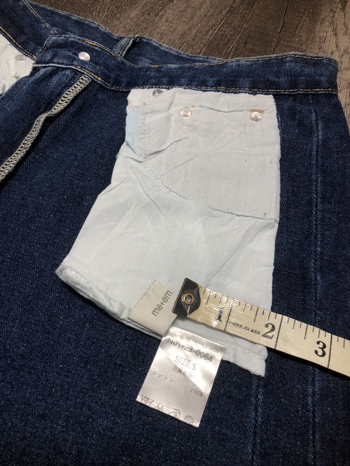 Japanese Brand me+em select Jeans Rare Design (unisex) Size US 28 / EU 44 - 22 Thumbnail