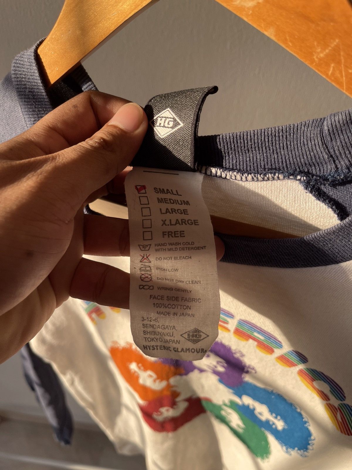 Hysteric Glamour 2000s Hysteric Glamour Raibow Logo Raglan Size US S / EU 44-46 / 1 - 10 Thumbnail