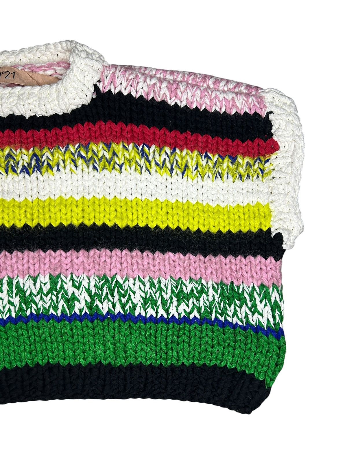 No. 21 S/S 22 Hand Knitted Vest Size ONE SIZE - 3 Thumbnail