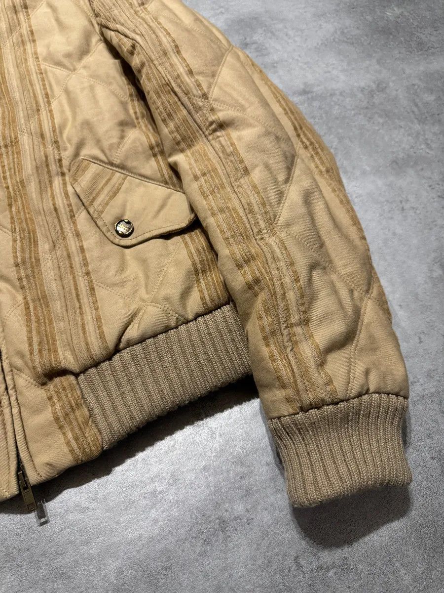 Roberto Cavalli 2000s Roberto Cavalli Class Beige Bomber Jacket Size US M / EU 48-50 / 2 - 7 Thumbnail