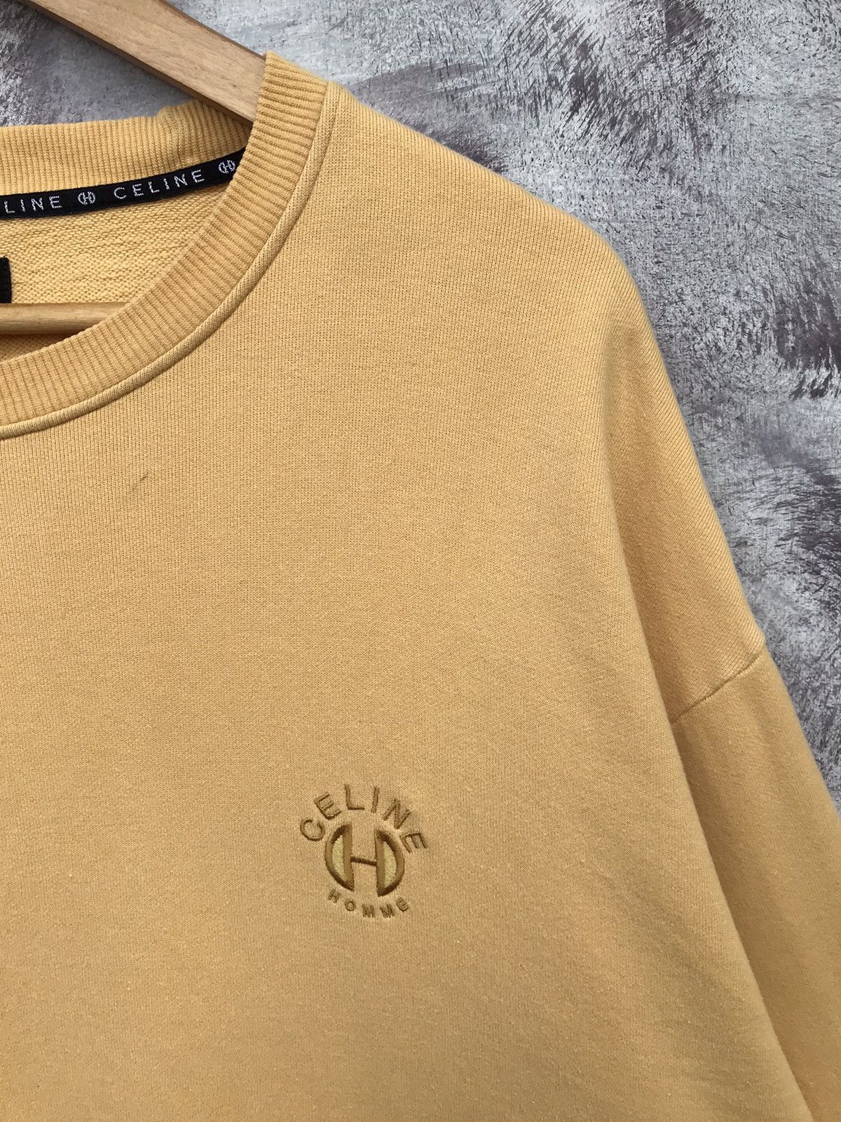 Celine Vintage 90s celine embroidery small logo crewneck Size US L / EU 52-54 / 3 - 3 Thumbnail
