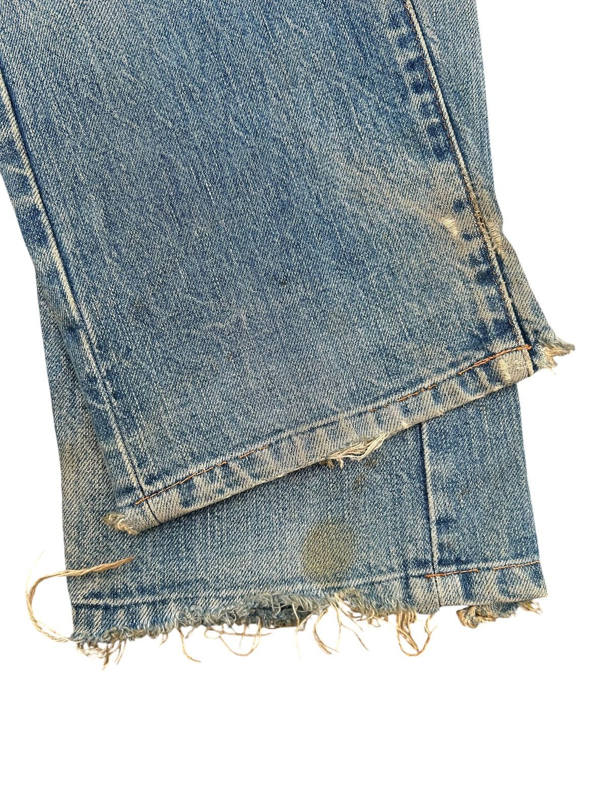 Kapital Thrashed Vintage Levis Big E Selvedge Denim Jeans Size US 29 - 11 Thumbnail