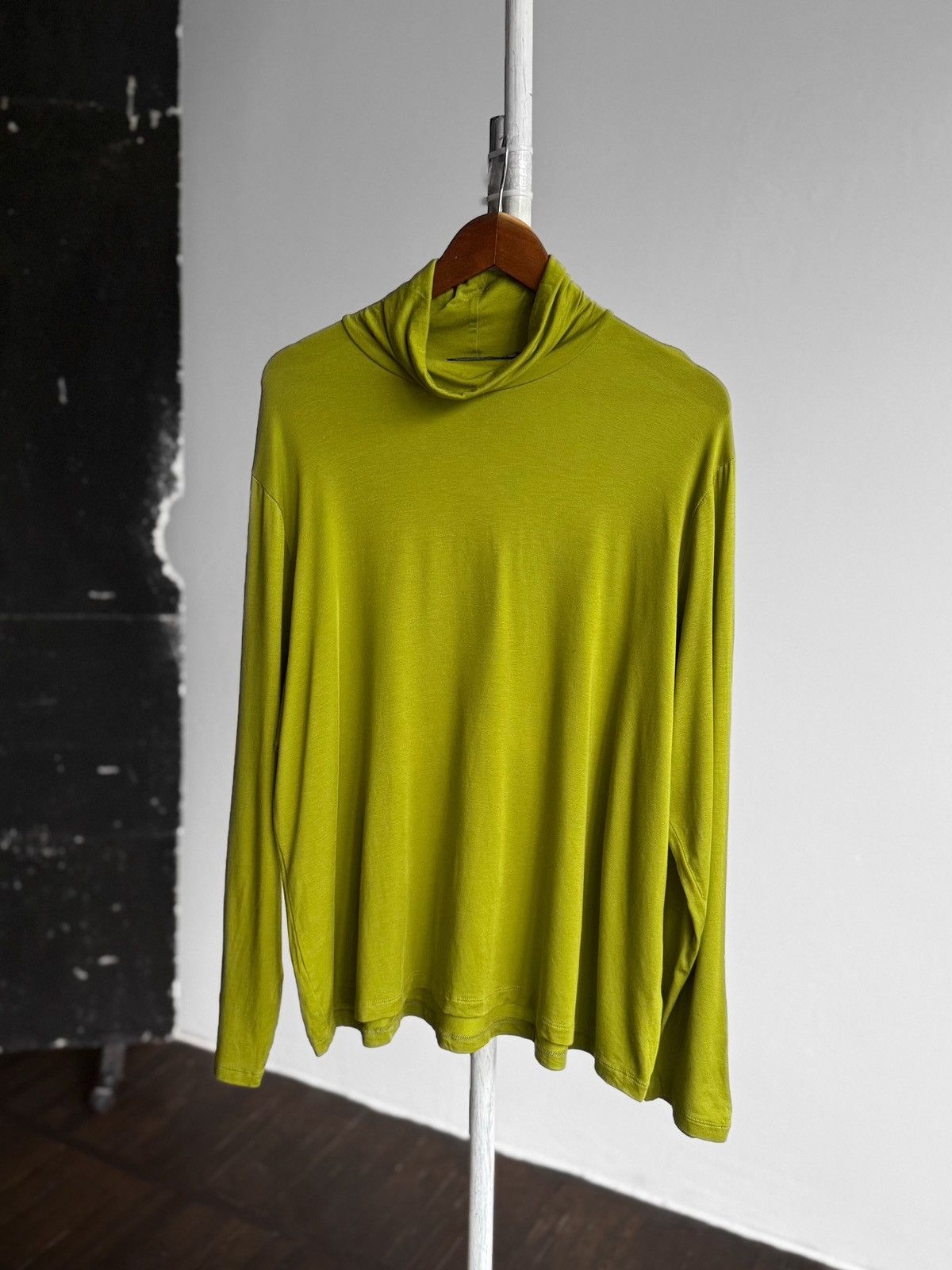 Gudrun Sjoden Gudrun Sjödén Womens Green Lightweight Turtleneck LS Top Size XXL / US 16-18 / IT 52-54 - 1 Thumbnail