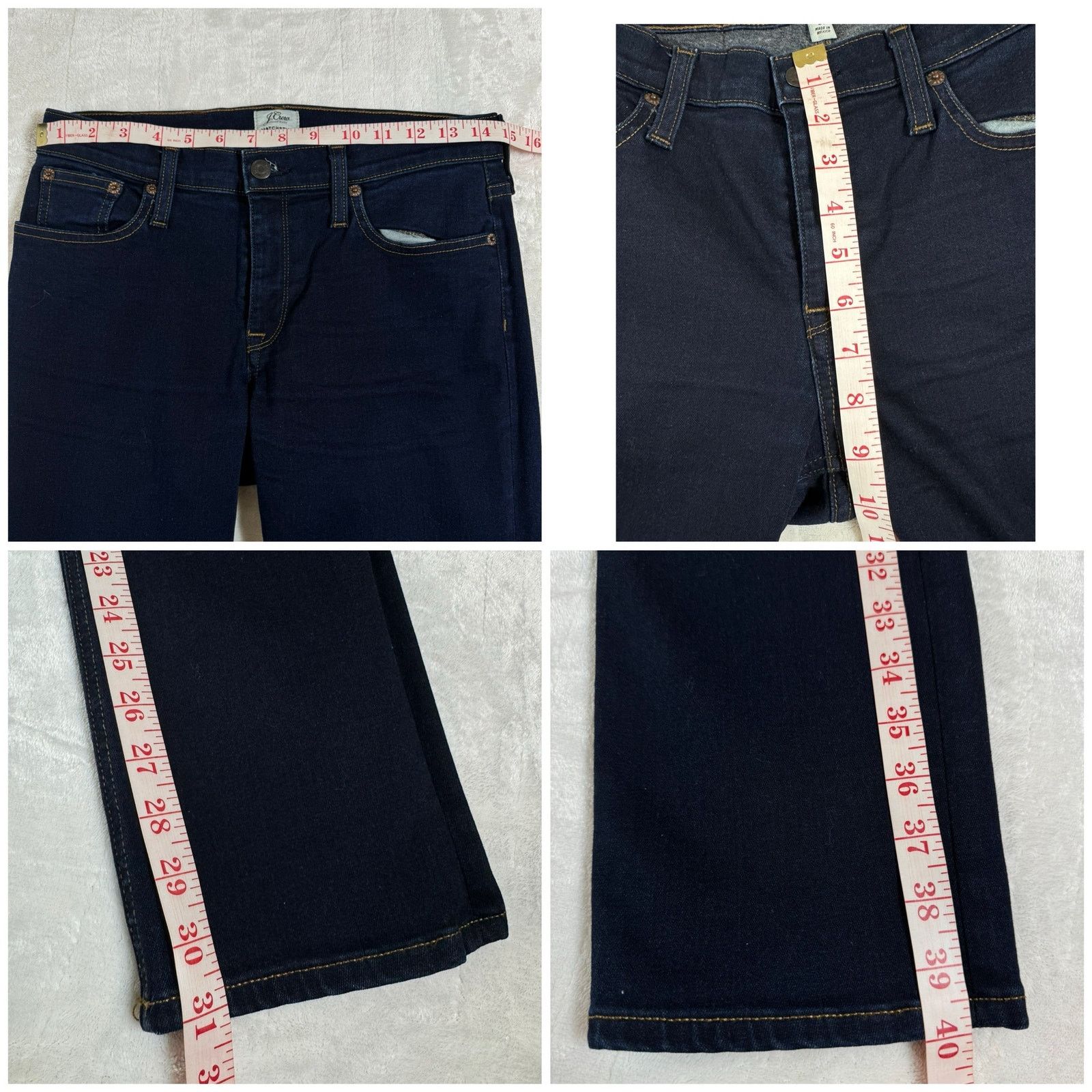 J.Crew J.Crew Matchstick Classic Jean Dark Wash Slim Classic Rinse Size 27" / US 4 / IT 40 - 8 Thumbnail