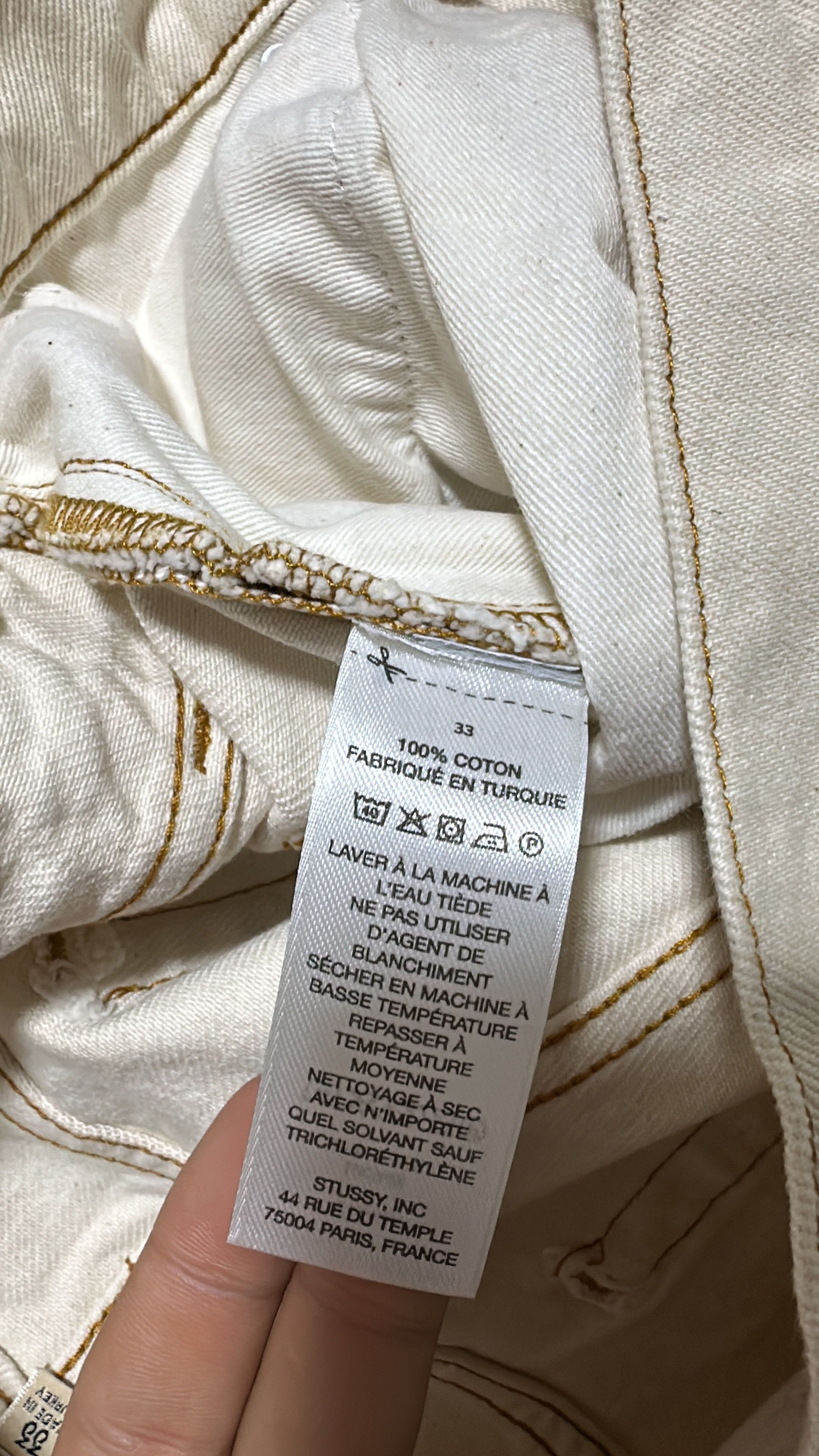 Stussy Stussy Big Ol Jean Natural Size 33 Size US 33 - 7 Thumbnail