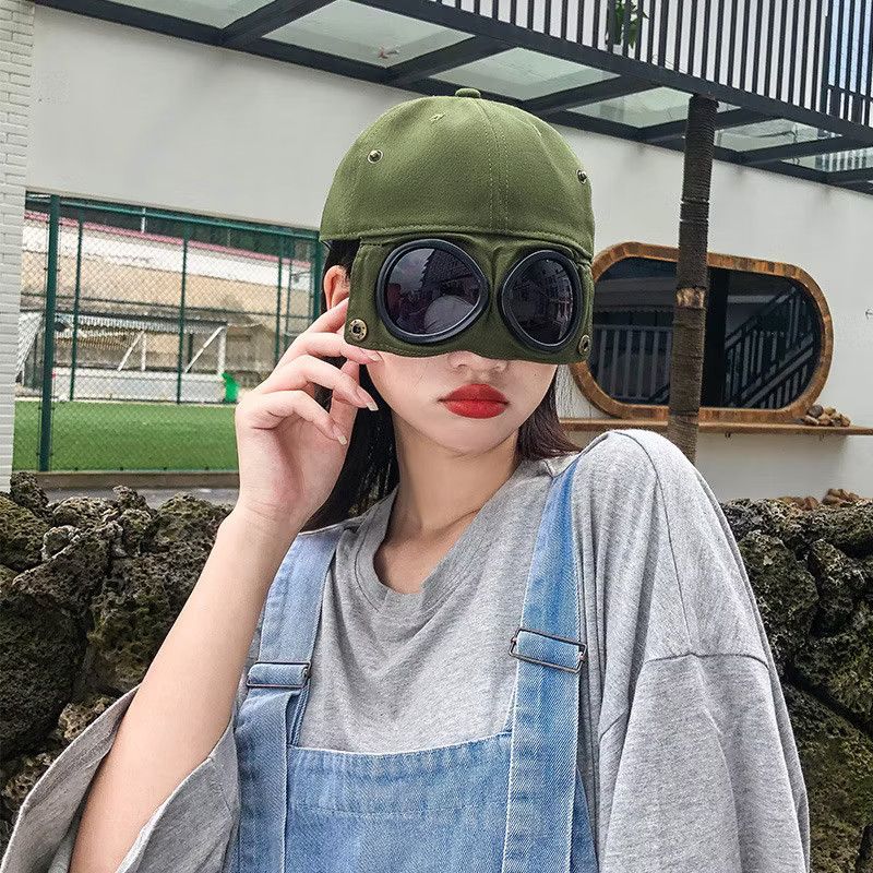 PPFM Casual streetwear green goggles cap Size ONE SIZE - 1 Thumbnail