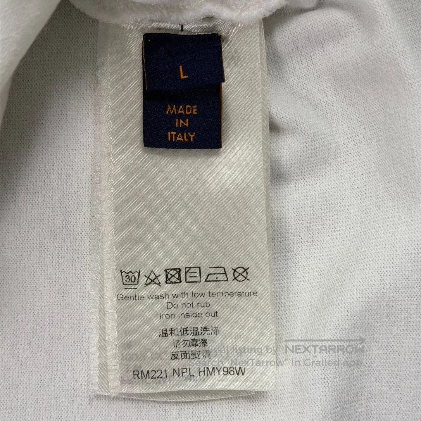 Louis Vuitton LV Snow Mountain Big Logo White Tee. Size US L / EU 52-54 / 3 - 4 Thumbnail
