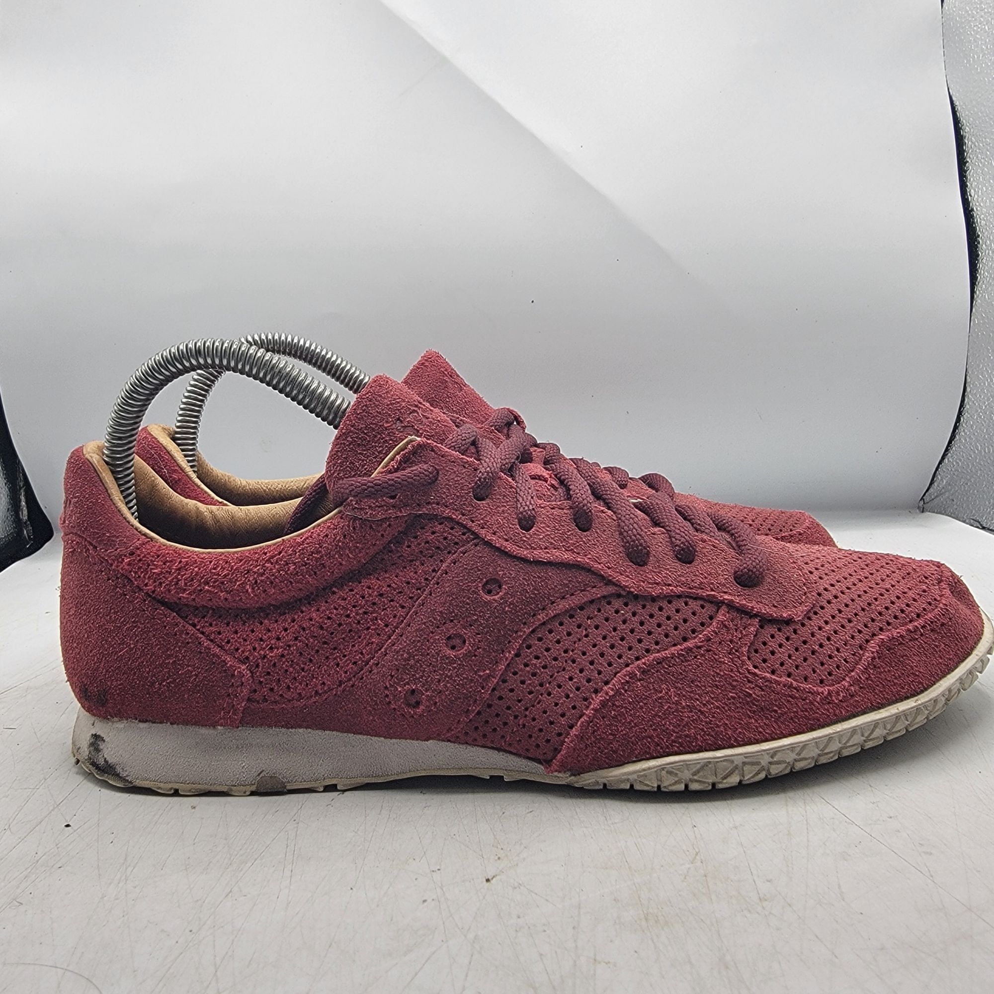 Saucony Saucony Jazz Womens 8.5 Red Sneaker Shoes Casual Walking Com Size US 8.5 / IT 38.5 - 13 Thumbnail