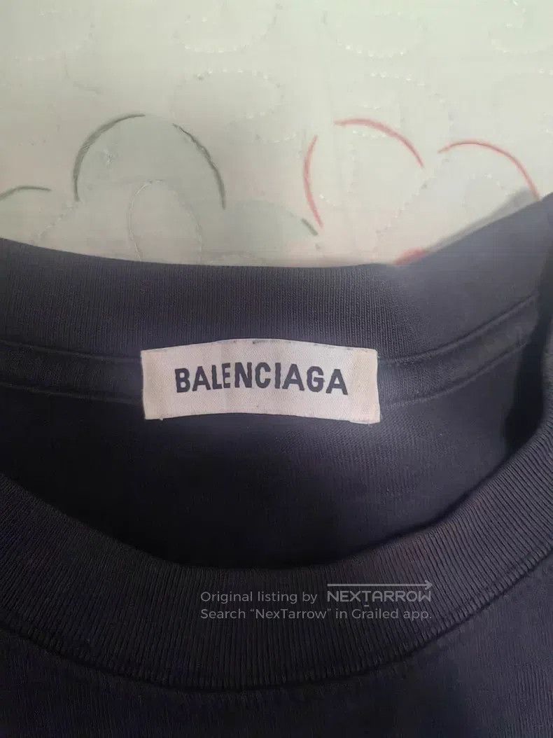 Balenciaga Balenciaga Black Portrait Short-sleeve T-Shirt, Size L Size US L / EU 52-54 / 3 - 3 Thumbnail