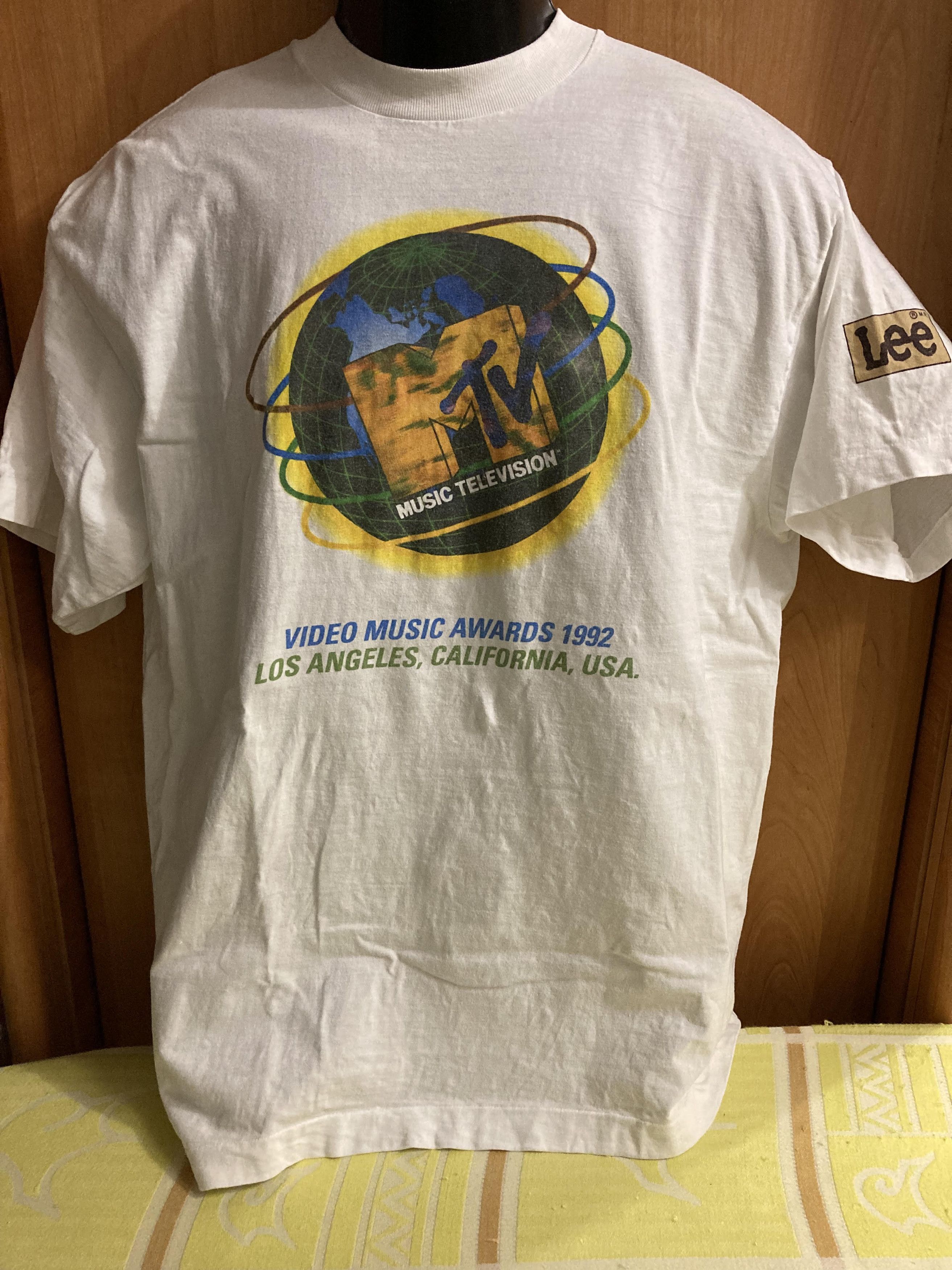 Mtv Rare Vintage Original 1992 MTV Video Music Awards Tee Size US XL / EU 56 / 4 - 9 Thumbnail