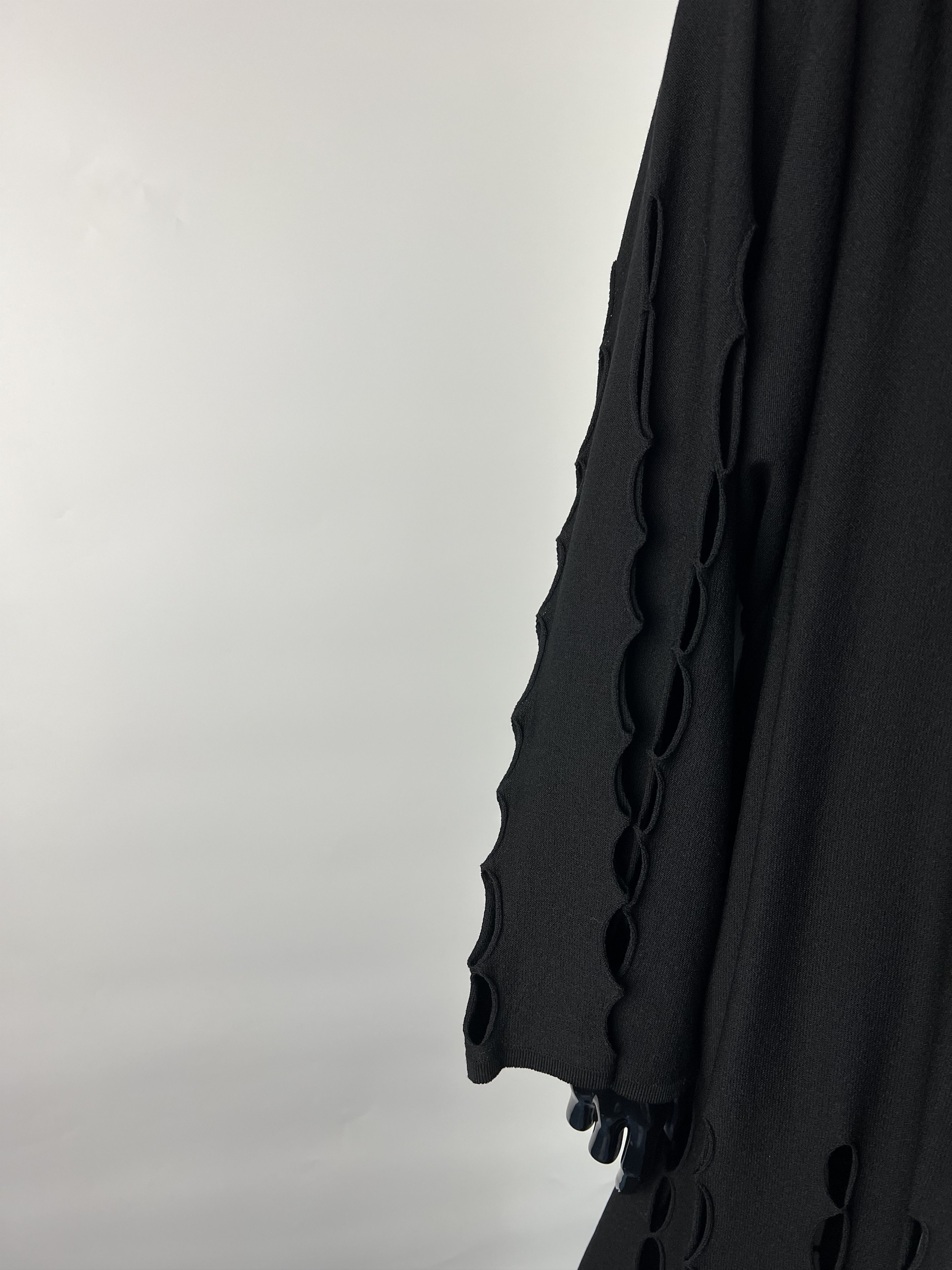 Designer Philomena Christ Black Open Cardigan Cape Size M Size M / US 6-8 / IT 42-44 - 9 Thumbnail