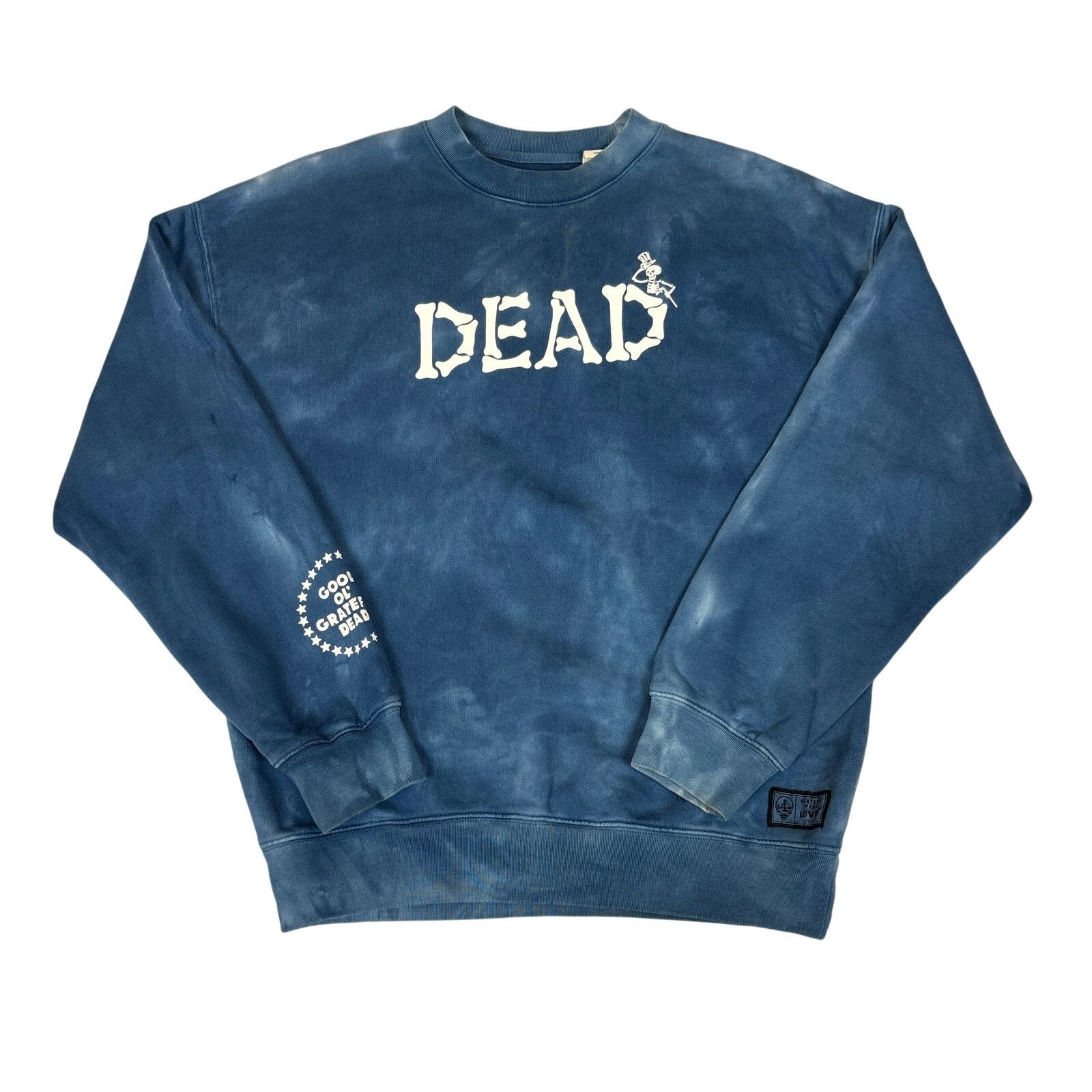 Levi's Levi's Grateful Dead Sweatshirt Small Blue Tie Dye Crewneck Size US S / EU 44-46 / 1 - 1 Thumbnail