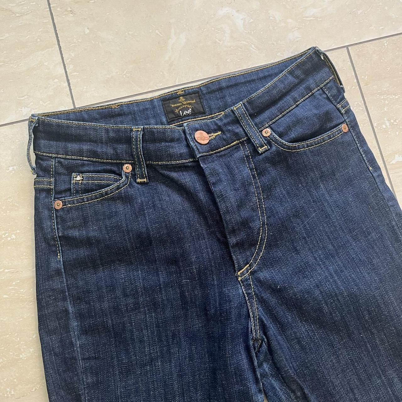 Lee × Vivienne Westwood Vivienne Westwood x Lee Navy Denim Jeans Size 28" / US 6 / IT 42 - 6 Thumbnail