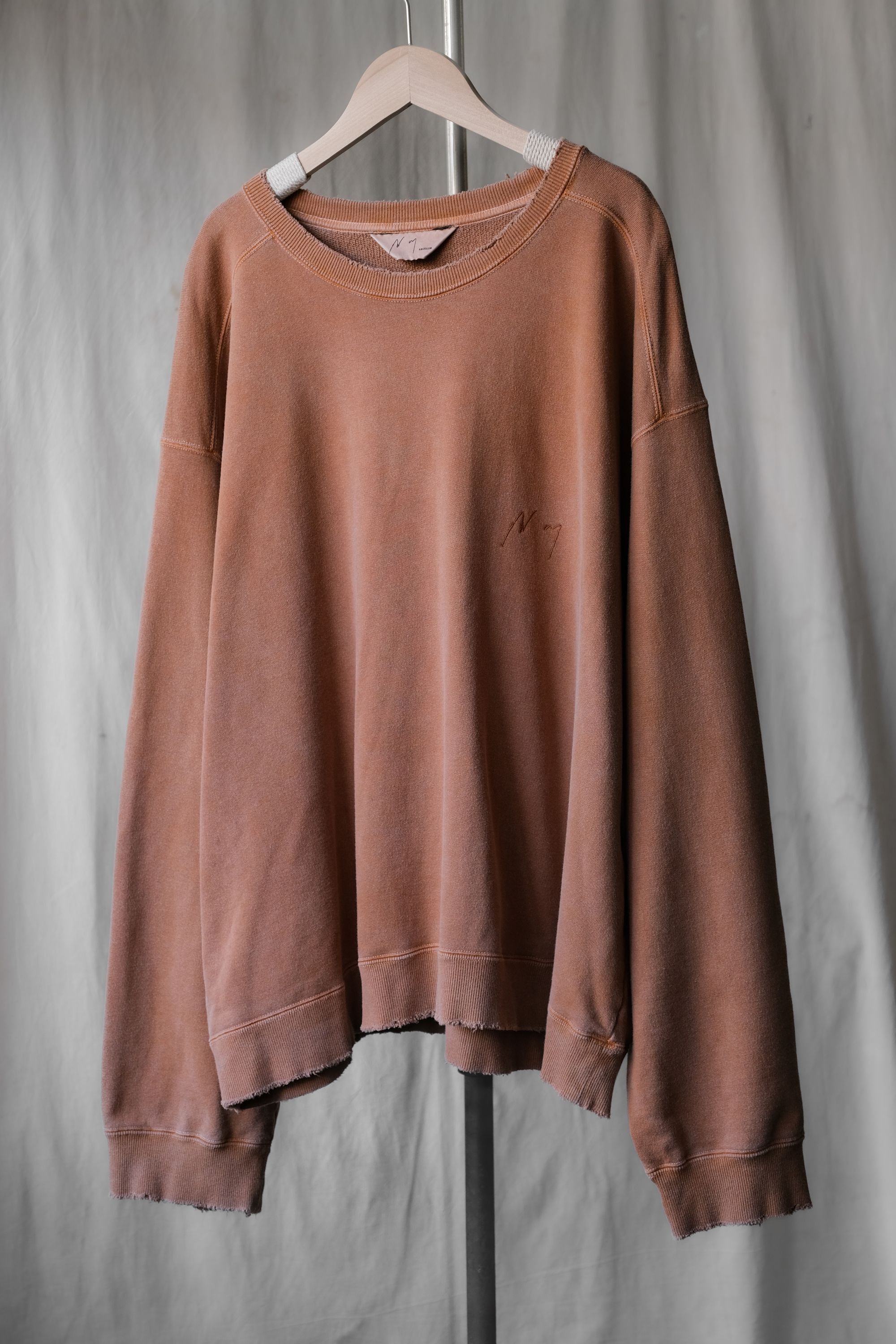 Other ANCELLM EMBROIDERY UNEVEN OVER SWEAT SHIRT (TERRACOTTA) Size US M / EU 48-50 / 2 - 3 Thumbnail