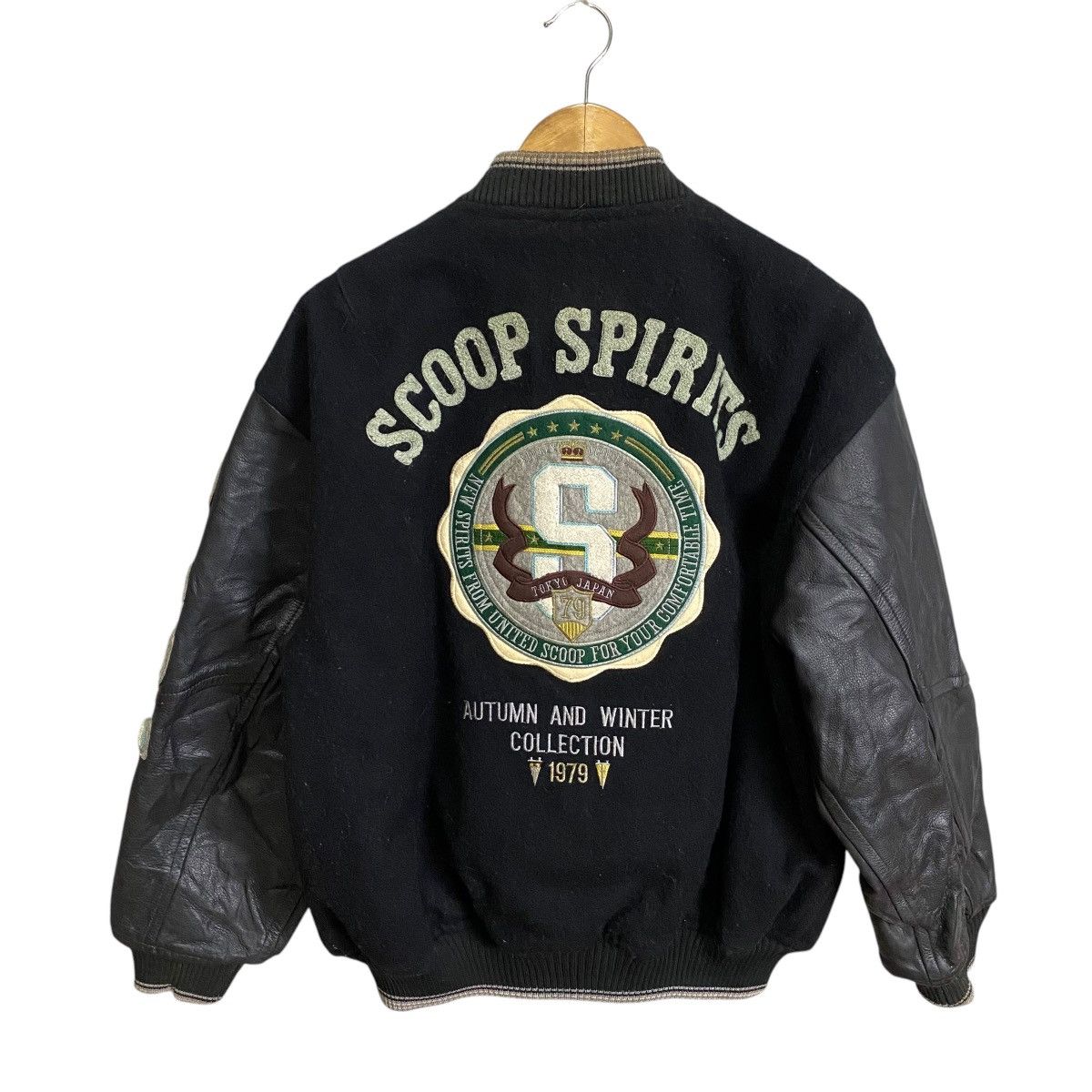 Vintage Vintage Scoop Spirit 1979 Varsity Jacket Size US M / EU 48-50 / 2 - 1 Thumbnail