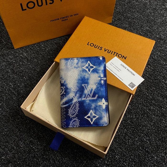 Louis Vuitton Monogram Bandana Blue Pocket Organiser