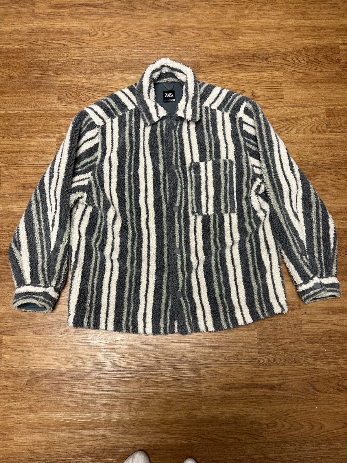 Zara Zara Oversized Jacket/Fleece Size US XL / EU 56 / 4 - 1 Thumbnail