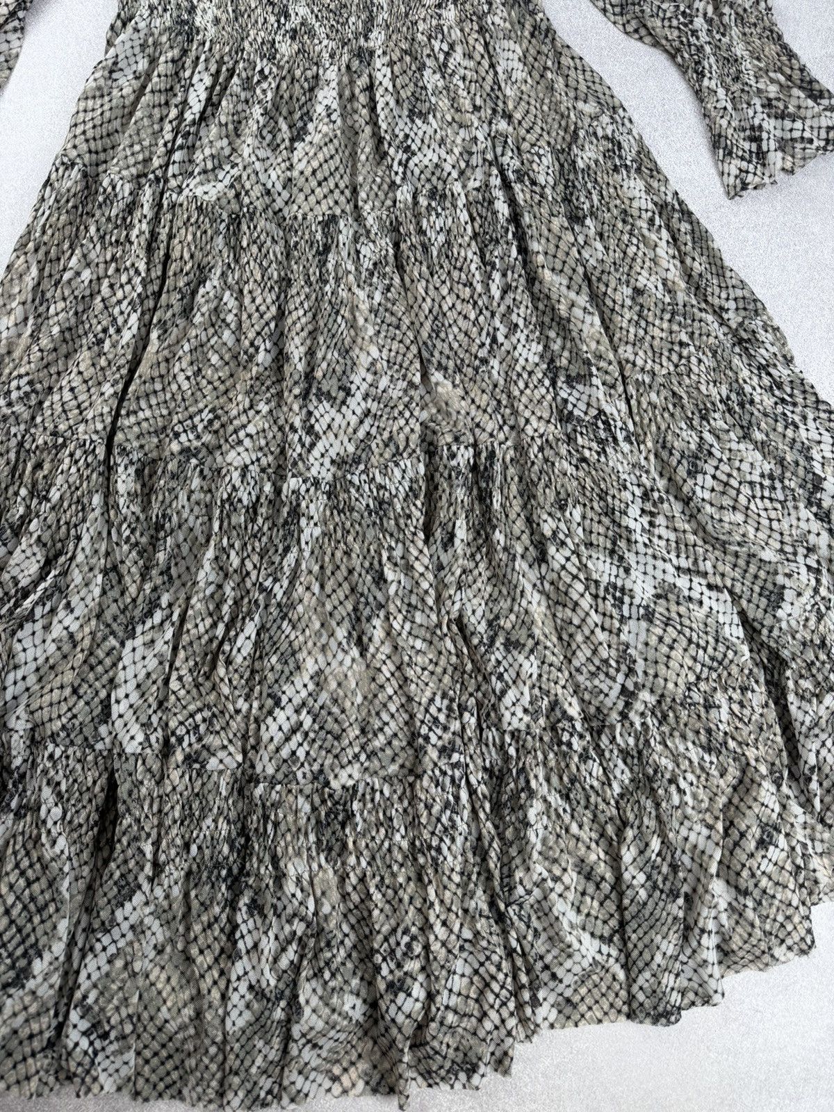 Norma Kamali Norma Kamali Snake Print Dress Size M Size M / US 6-8 / IT 42-44 - 5 Thumbnail