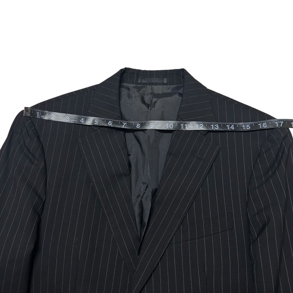 Burberry 441 00s Burberry black label suit men set up Japan dark gray Size 38R - 10 Thumbnail