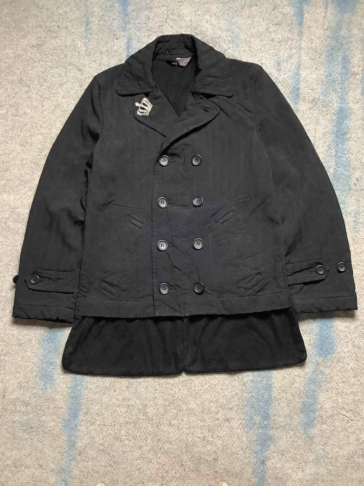 Comme des Garcons × Comme des Garcons Black × Comme des Garcons Homme Plus COMME DES GARCONS BLACK Double AD2018 1B-C005 Size US S / EU 44-46 / 1 - 12 Thumbnail