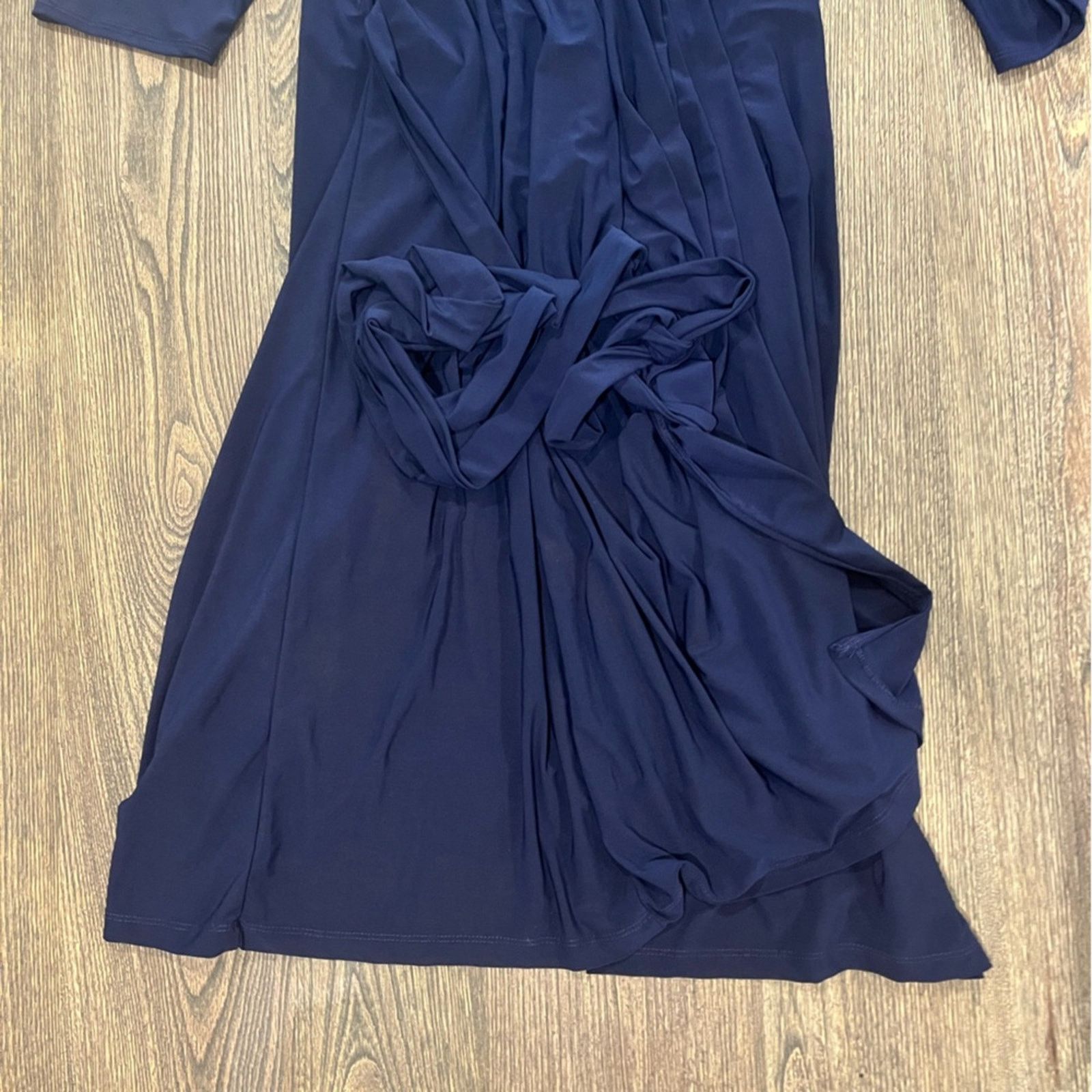 Vintage NWT Kiyonna Miranda Ruffle Wrap Dress Midi Size 2X Size S / US 4 / IT 40 - 2 Thumbnail