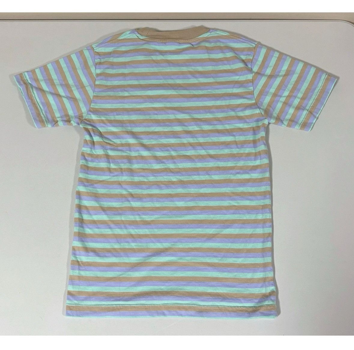Odd Future Teal Tan ‘Odd Future’ Striped Band Tee T-Shirt Top Size S 🩵✨ Size US S / EU 44-46 / 1 - 5 Thumbnail