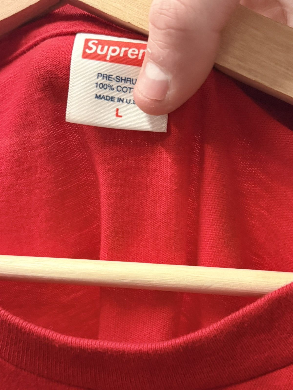 Supreme Supreme Logo Tee Size US L / EU 52-54 / 3 - 4 Thumbnail