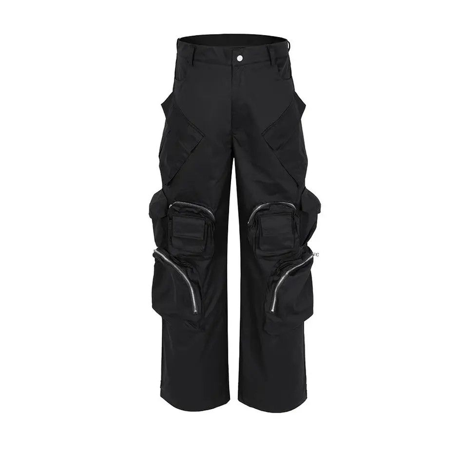 Japanese Brand Wide Cargo Pants High Street with Poker Straight Baggy Y2K Size US 32 / EU 48 - 6 Thumbnail
