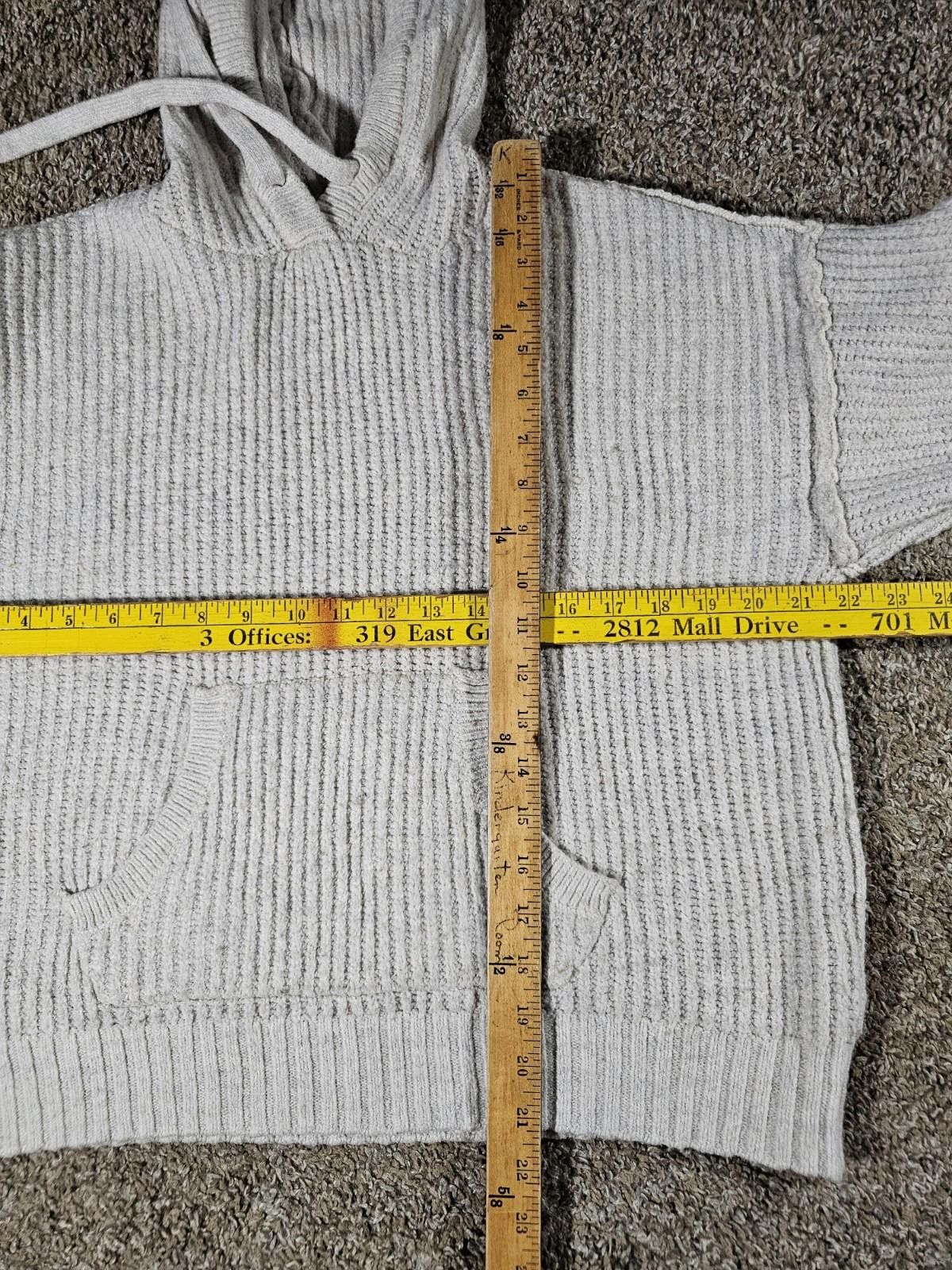 American Eagle Outfitters American Eagle Hoodie Thick Knit Beige Cream XS Super Soft Size US XS / EU 42 / 0 - 5 Thumbnail